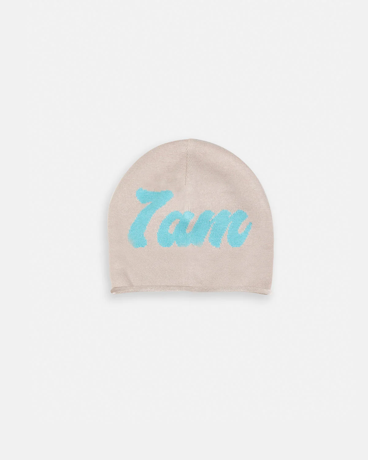 7AM Logo Cotton Beanie | Oat