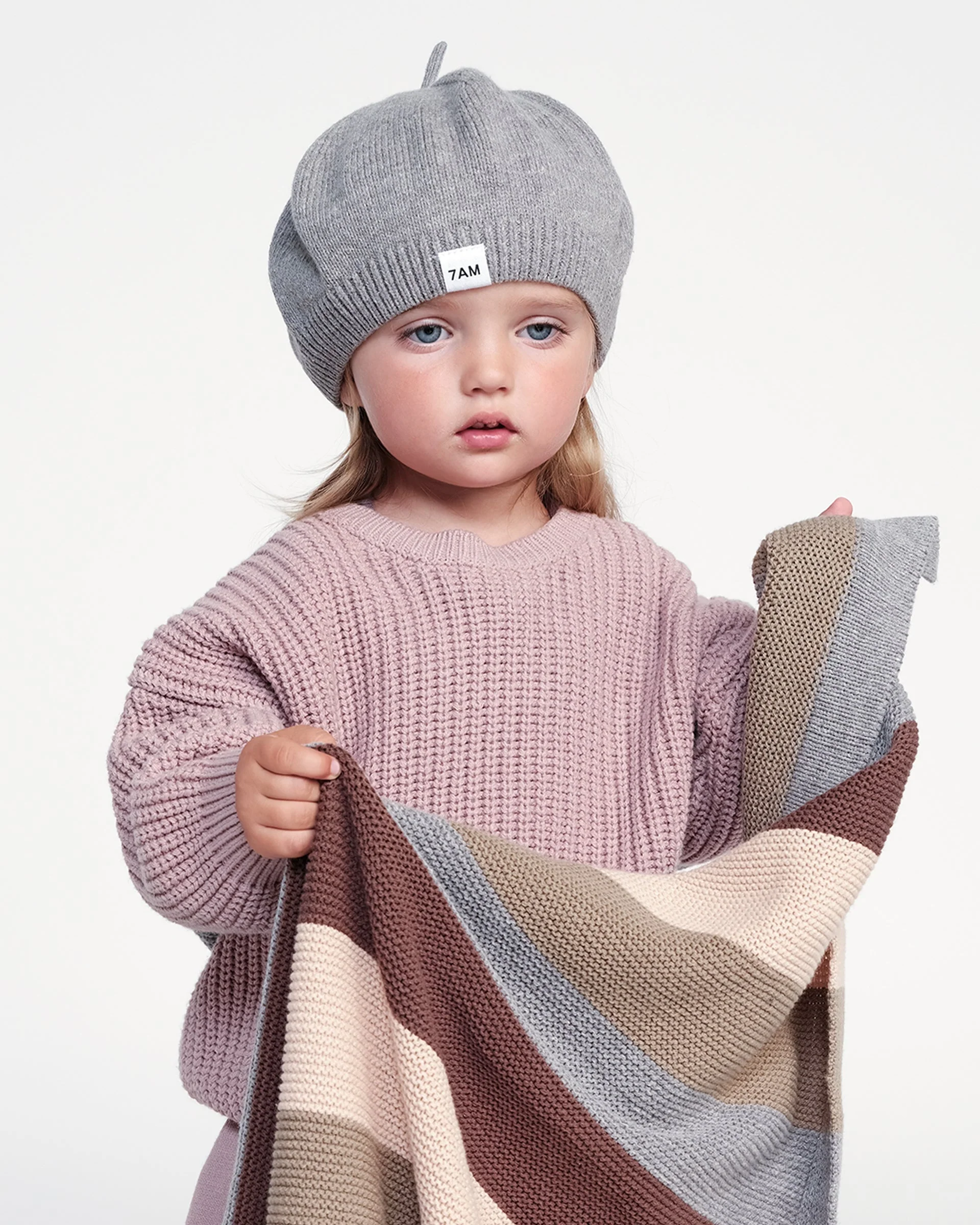 Beret - Chunky | Heather Grey - Image 2