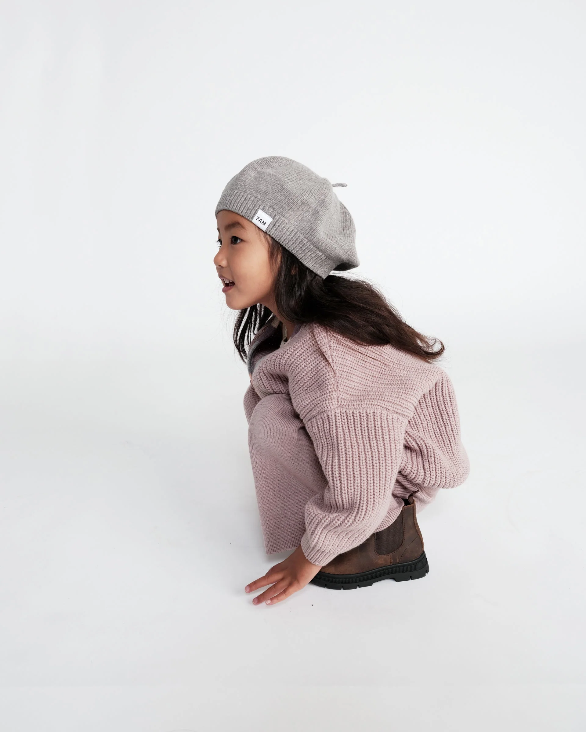 Beret - Chunky | Heather Grey - Image 9