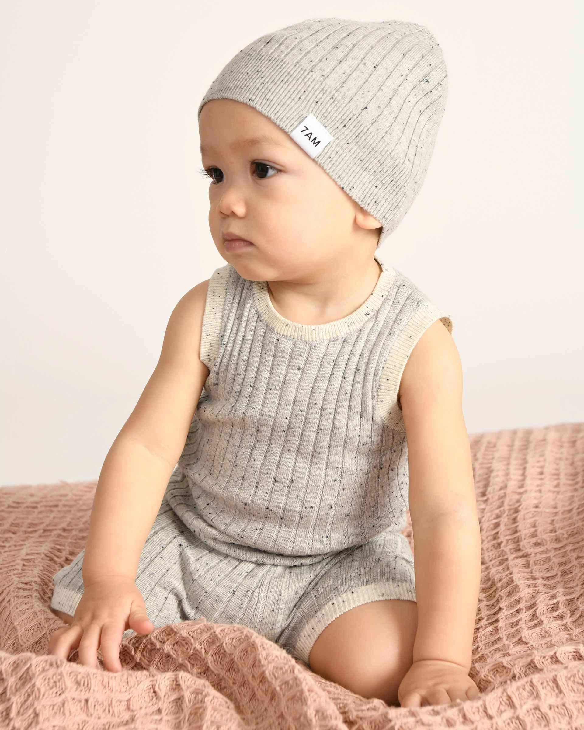 Biker Shorts - Hug Me | Light Heather Grey - Image 6