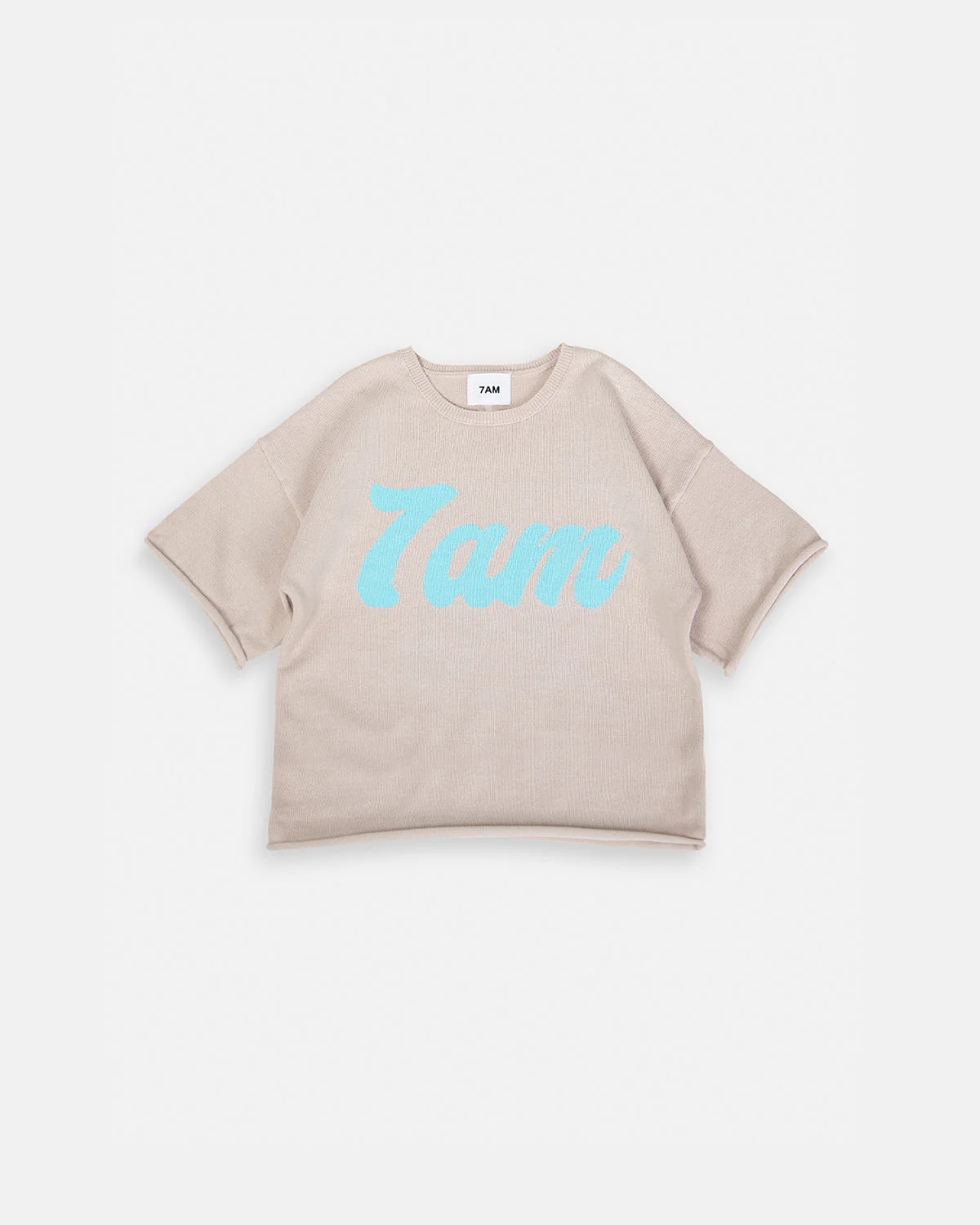 Boxy Cotton Tee | Oat
