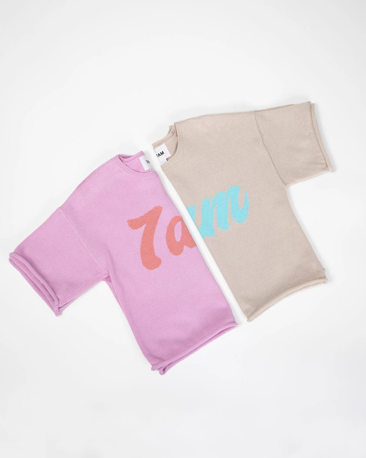 Boxy Cotton Tee | Pink - Image 4