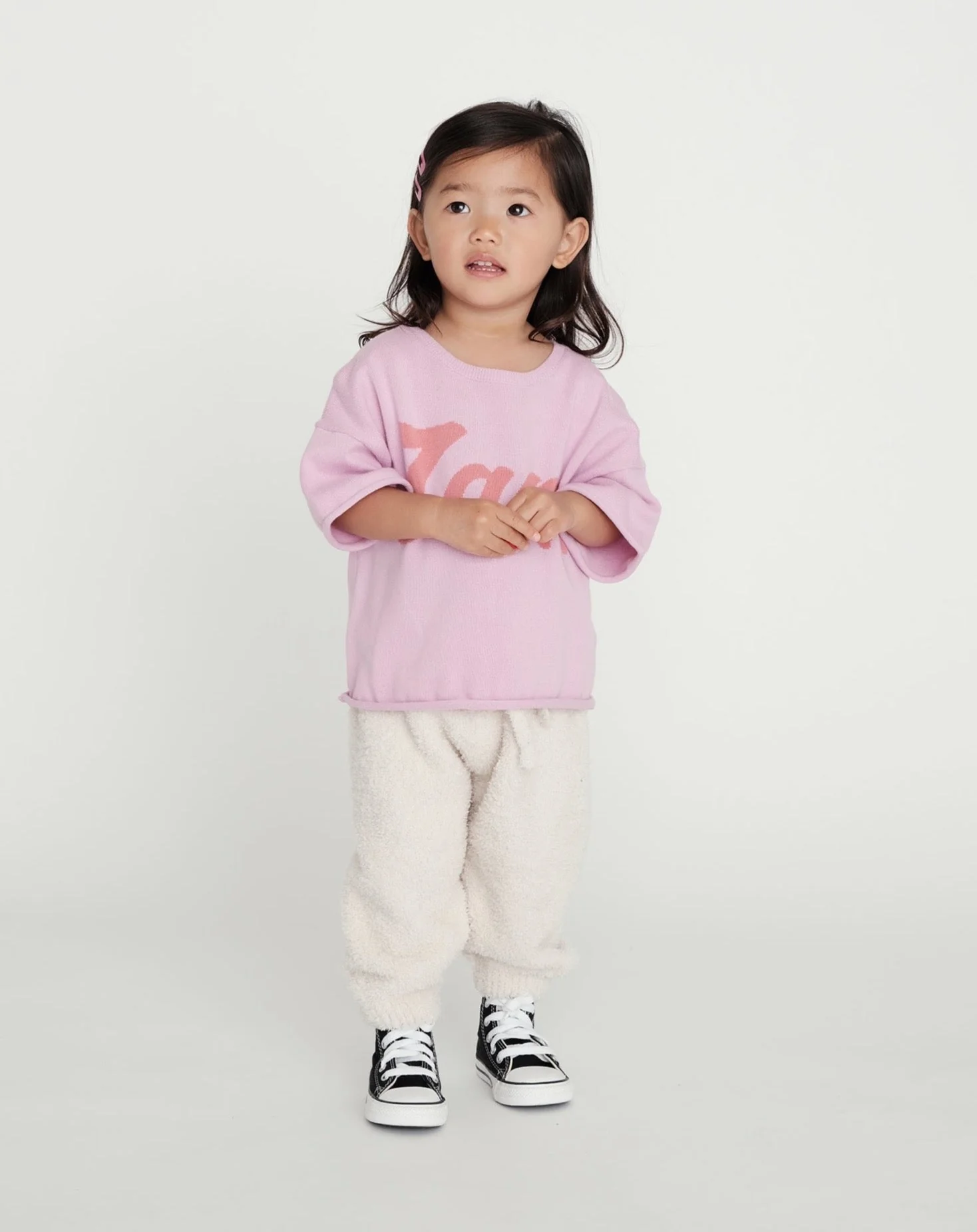 Boxy Cotton Tee | Pink - Image 7
