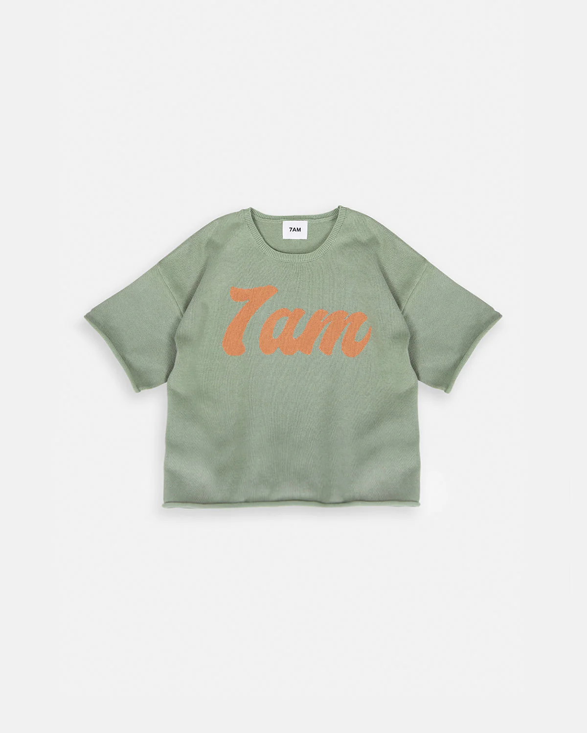 Boxy Cotton Tee | Sage