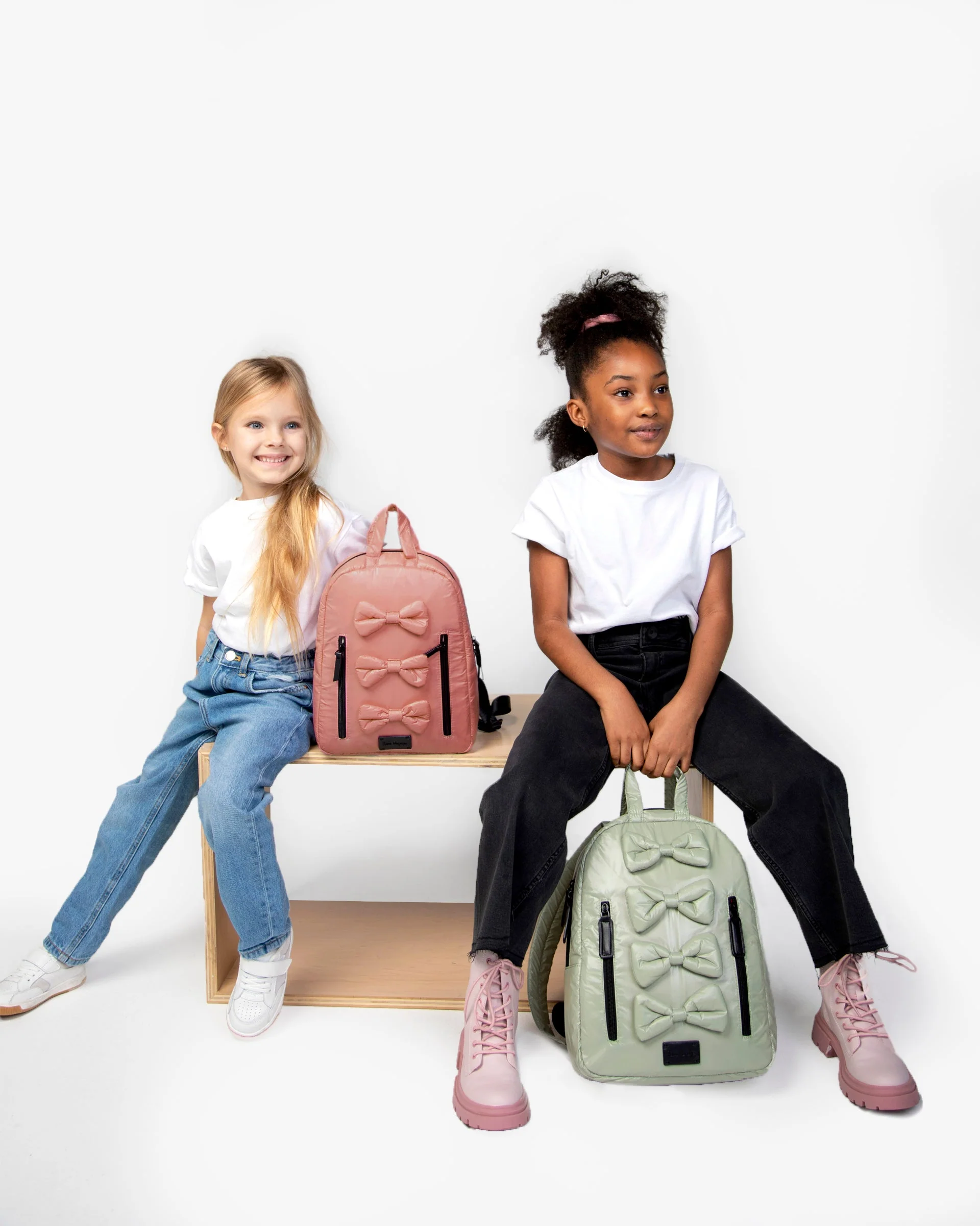 Bows Backpack | Rose Dawn - Image 4