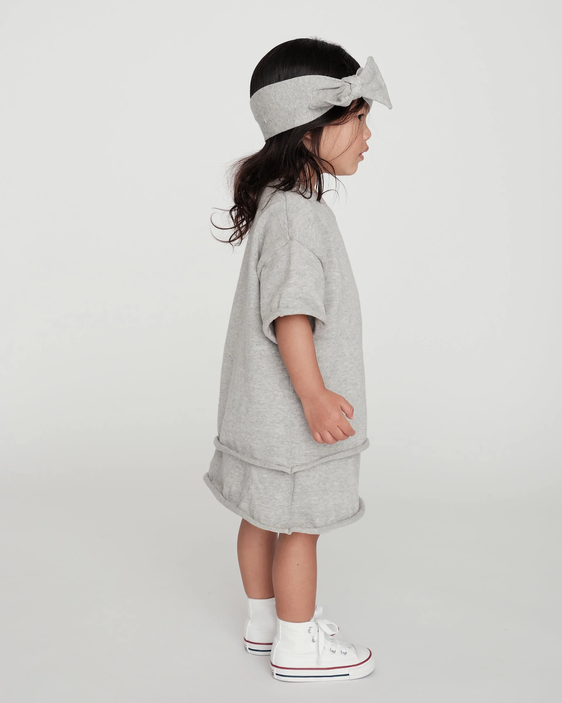 Cotton Skirt | Heather Grey - Image 4