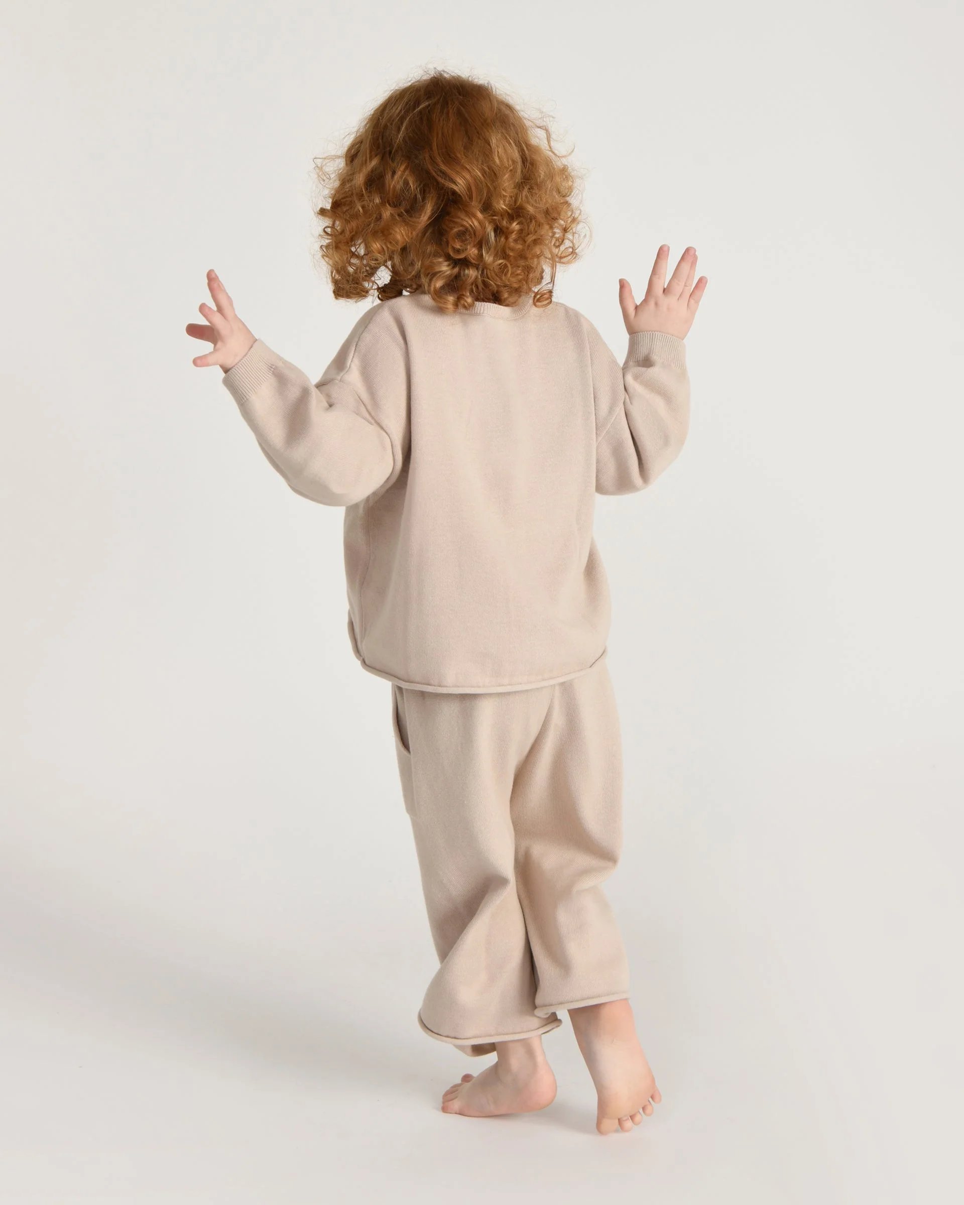 7AM Logo Boxy Long Sleeve Top | Oat - Image 5