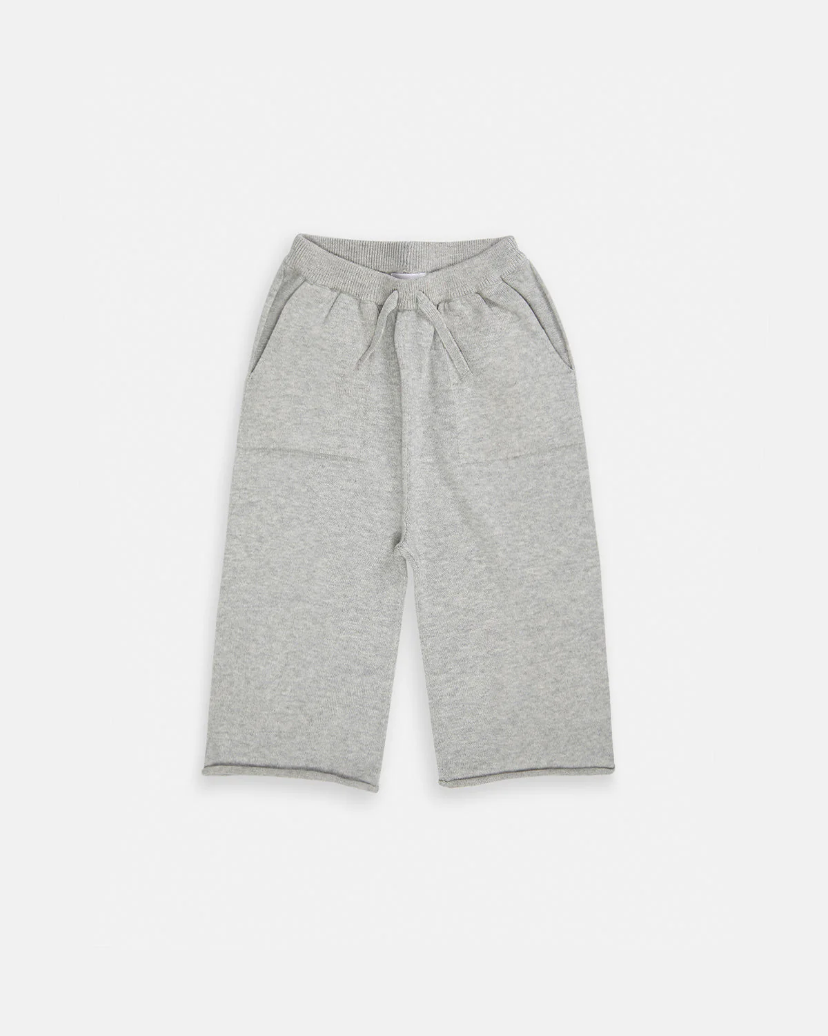 Cotton Relaxed Pants | Heather Grey