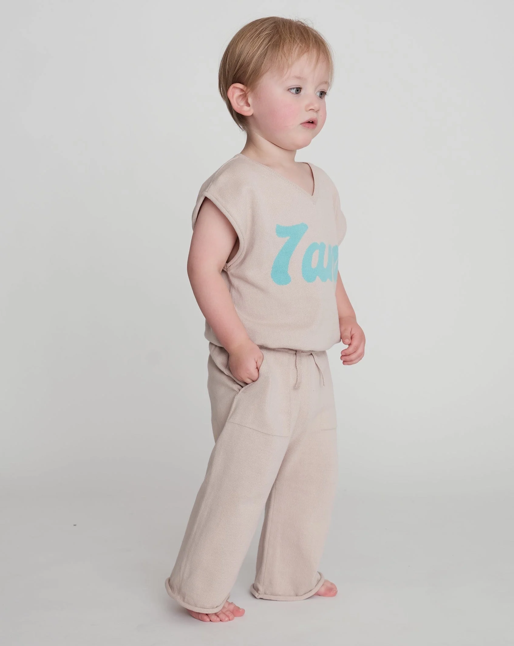 Cotton Relaxed Pants | Oat - Image 6