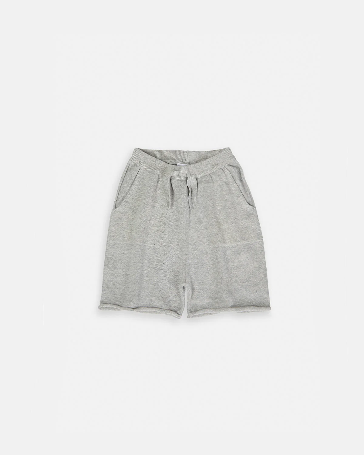 Cotton Slouchy Shorts | Heather Grey
