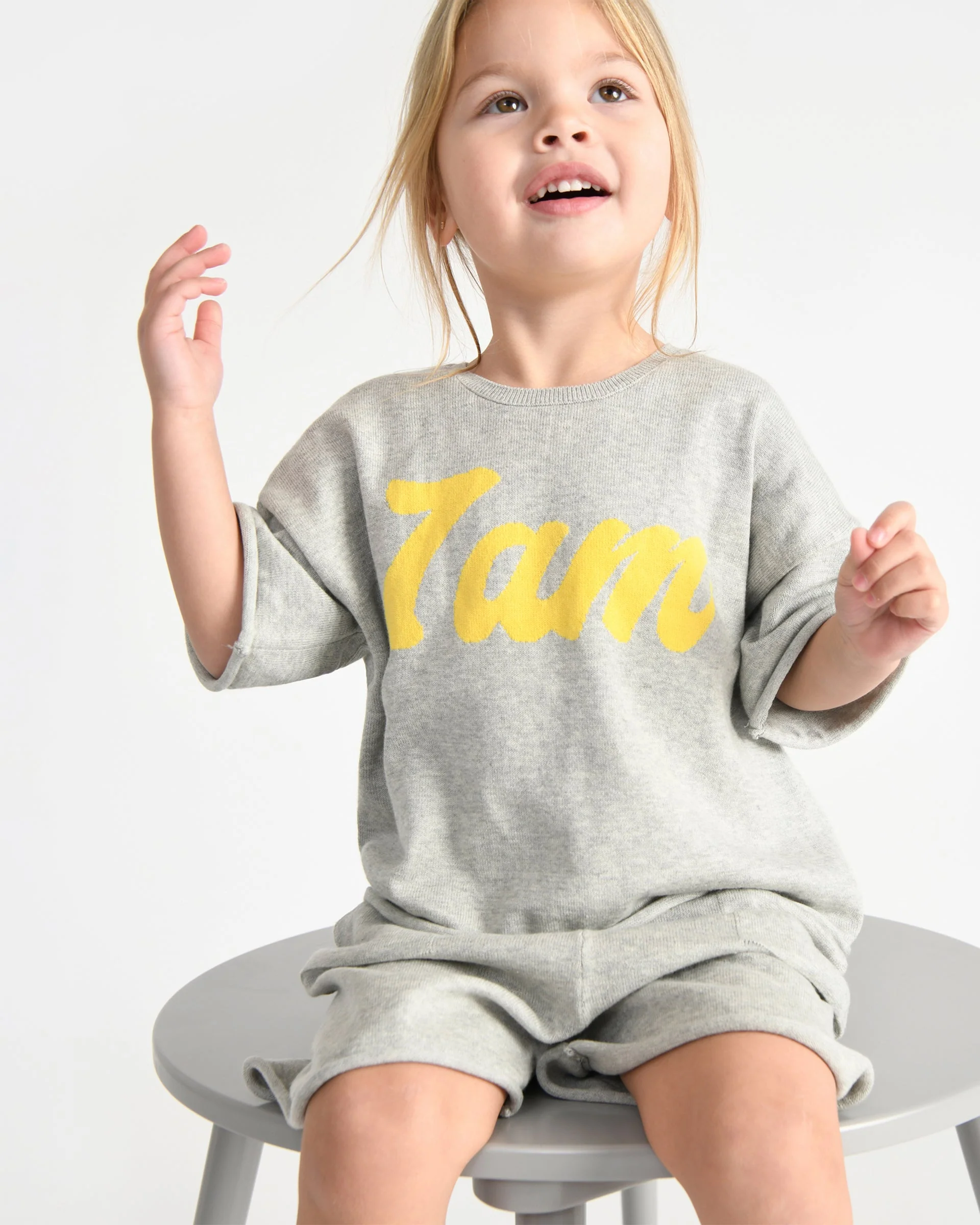 Cotton Slouchy Shorts | Heather Grey - Image 6