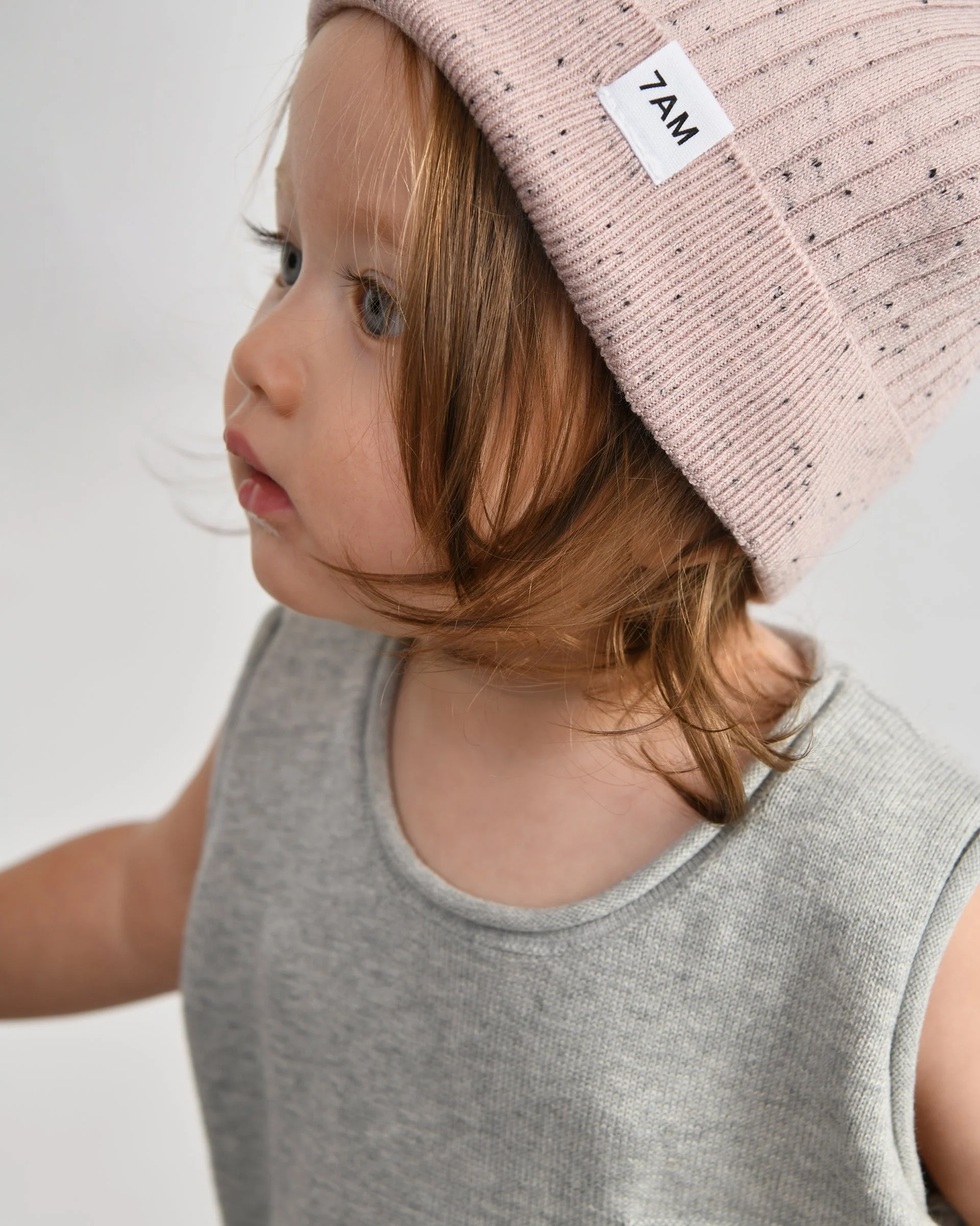 Boxy Cotton Tank Top | Heather Grey - Image 7