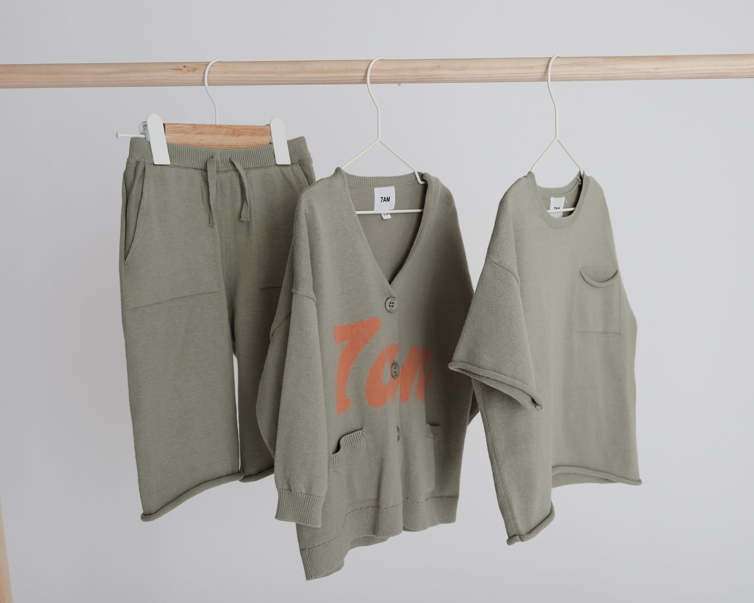Boxy Cotton Tee Pocket | Coral - Image 7