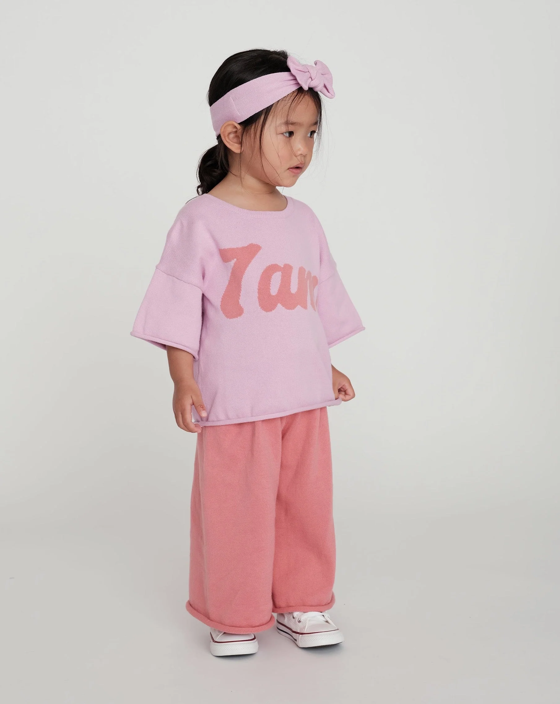 Boxy Cotton Wide Pants | Coral - Image 6