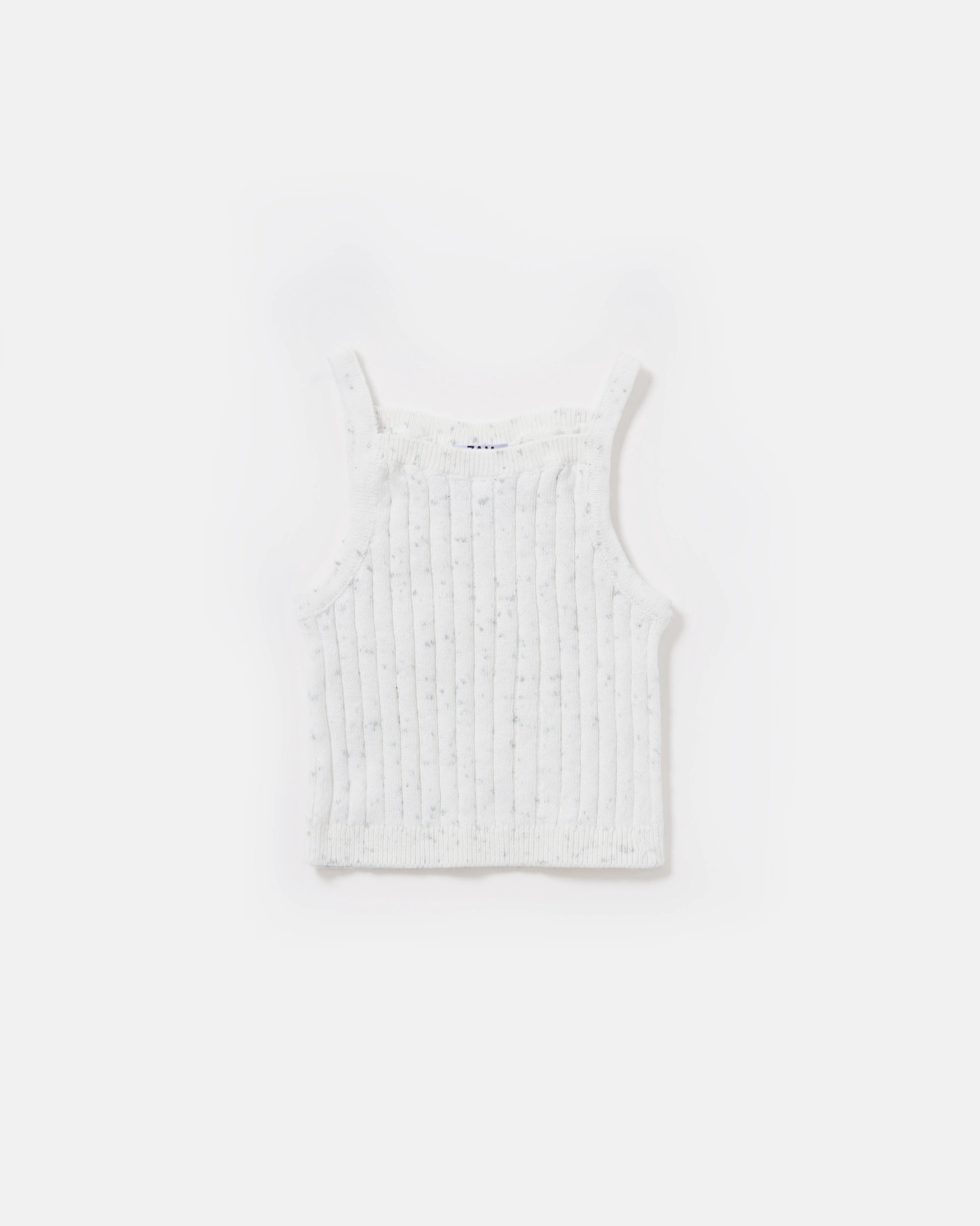 Camisole Cropped - Ribbed | Seashell
