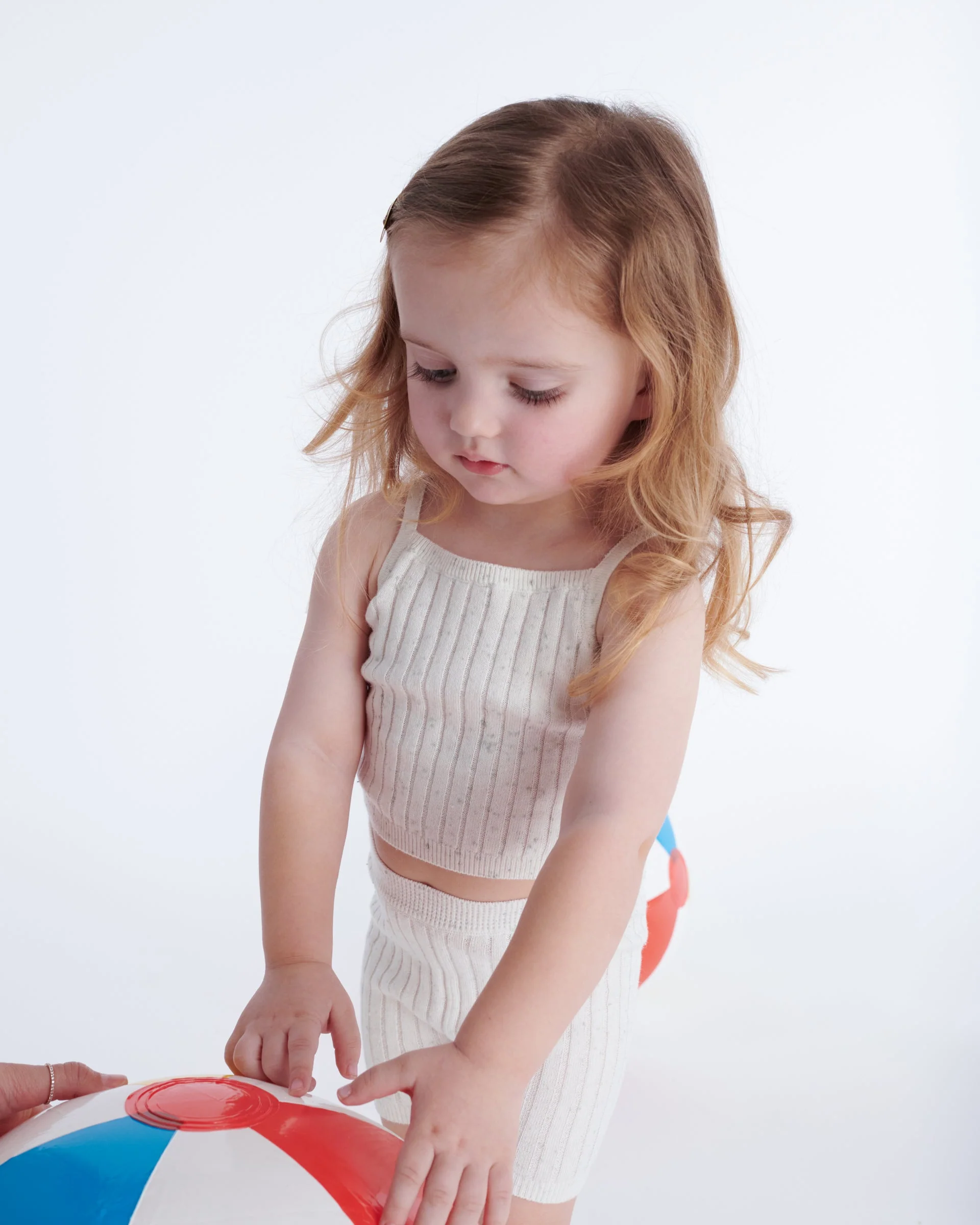 Camisole Cropped - Ribbed | Seashell - Image 8
