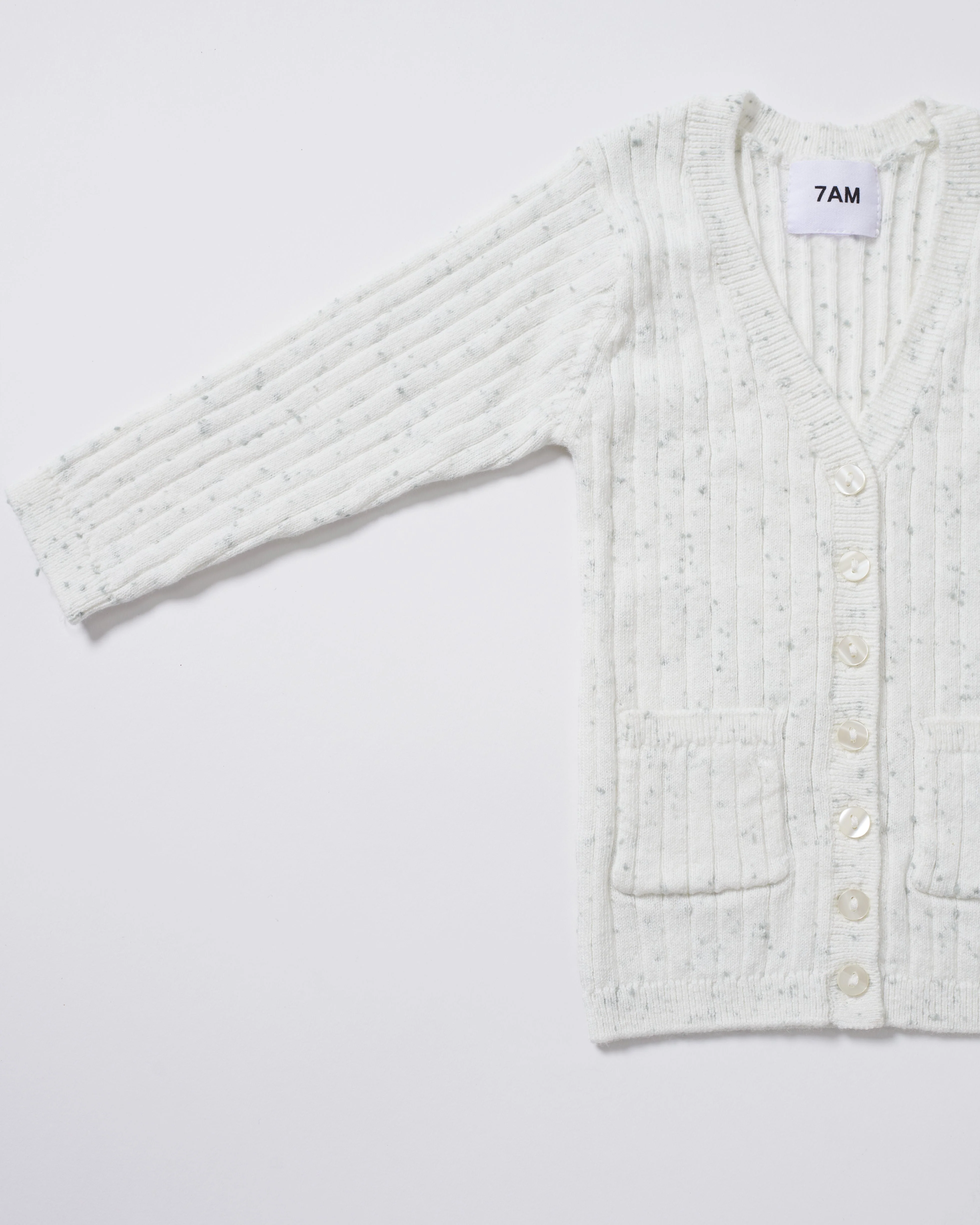 Cardigan - Ribbed | Seashell - Image 5