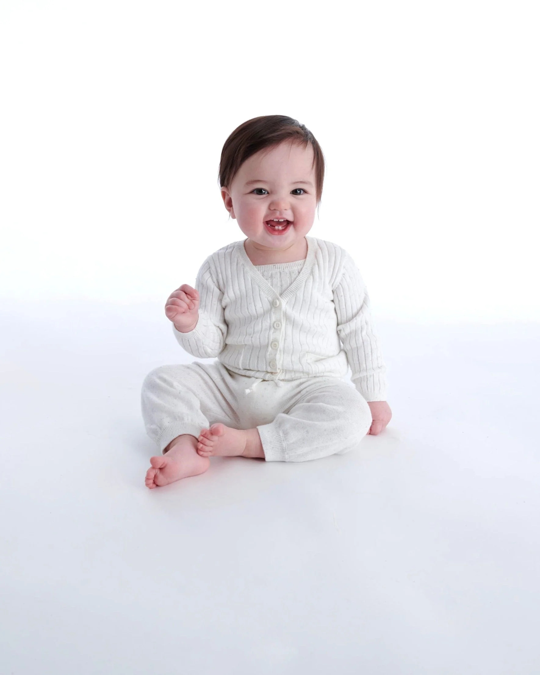 Cardigan - Ribbed | Seashell - Image 8