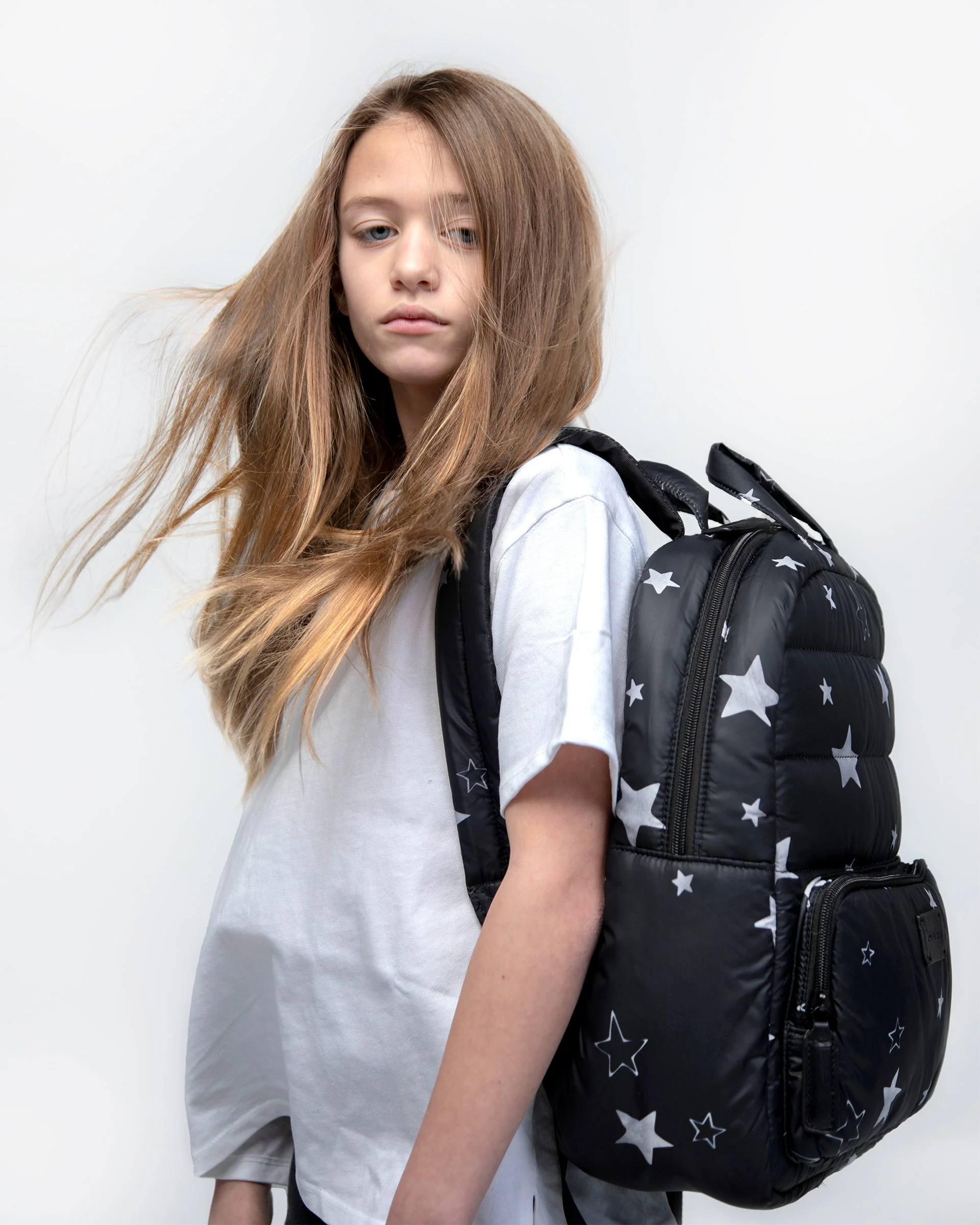 Classic Backpack - Prints | Black Stars Print - Image 4