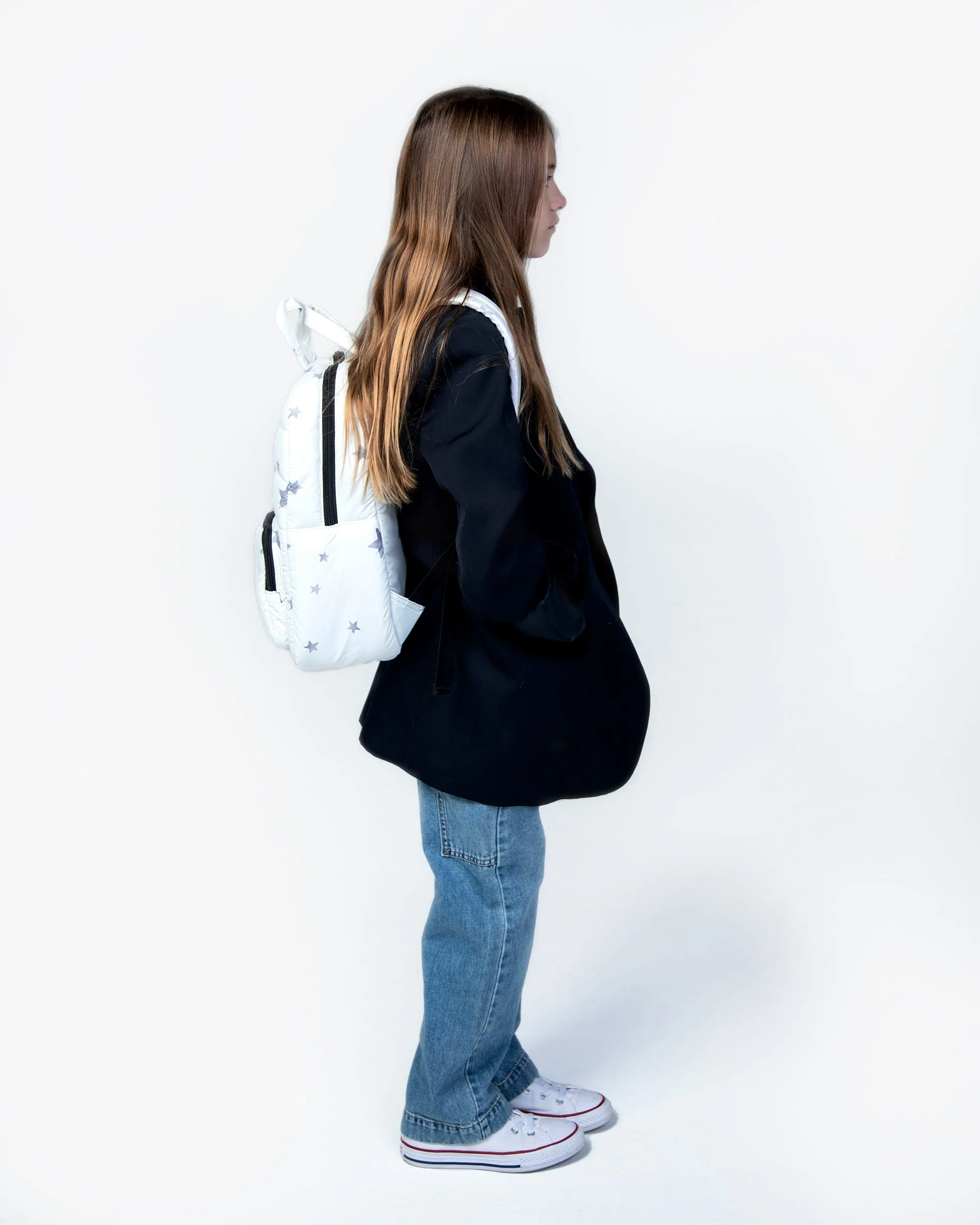 Classic Backpack - Prints | White Stars Print - Image 5