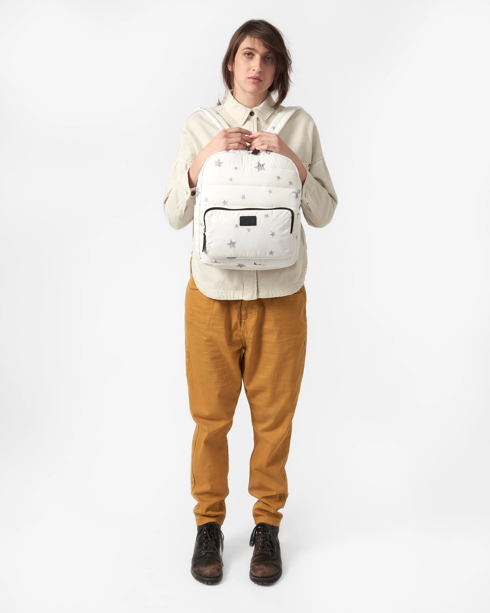 Classic Backpack - Prints | White Stars Print - Image 6