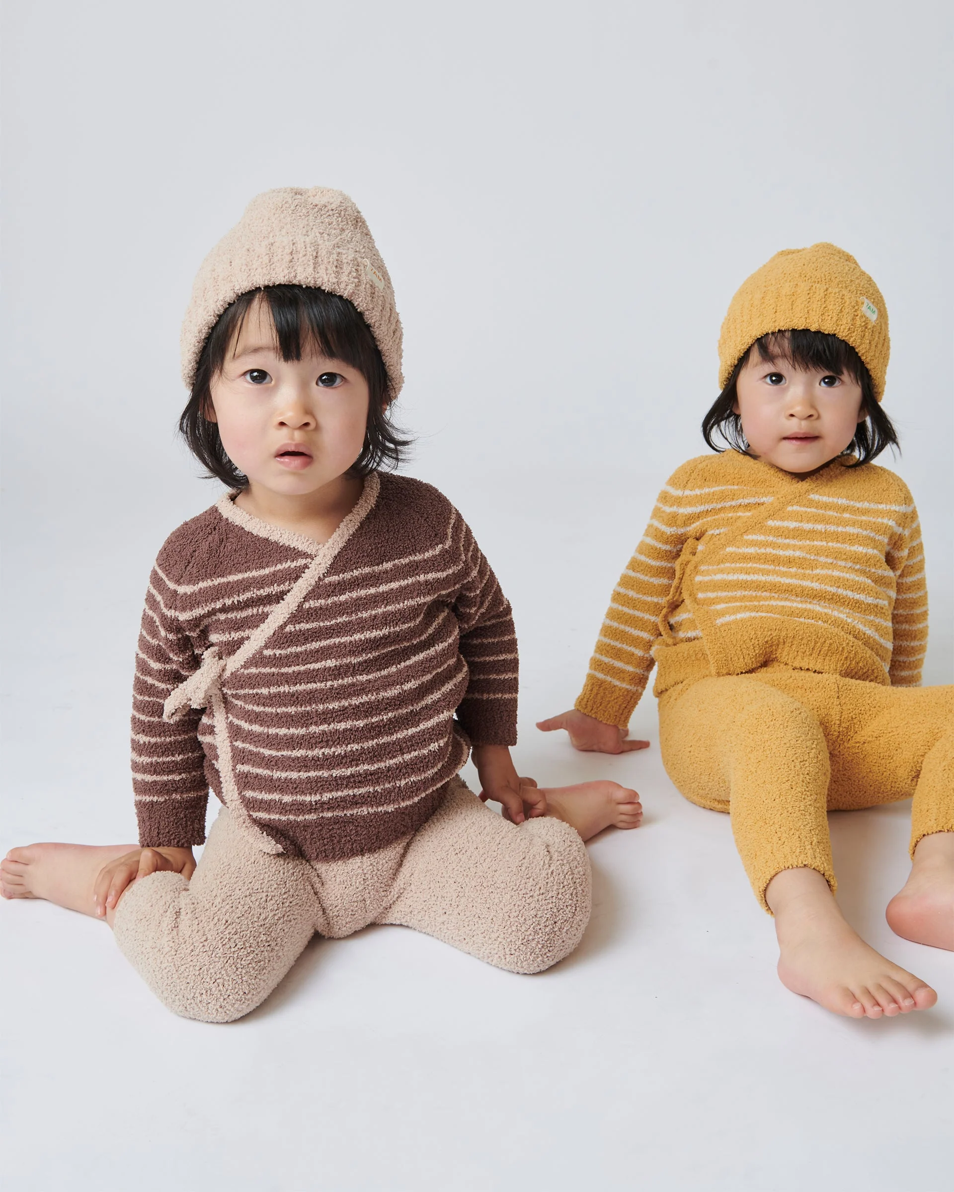 Wrap Top Striped - Fuzzy | Amber/Ecru - Image 14