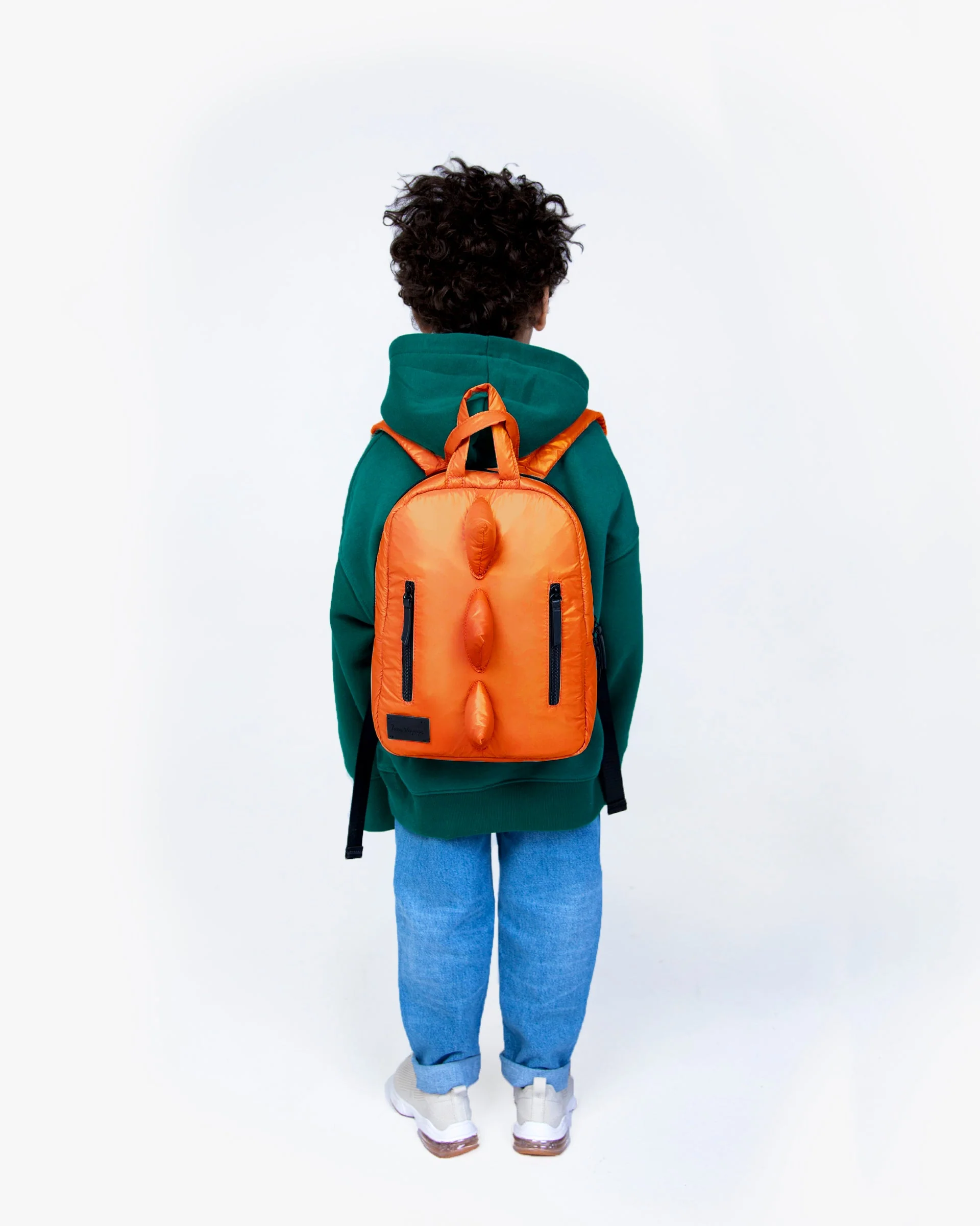 Dino Backpack | Tangerine - Image 4