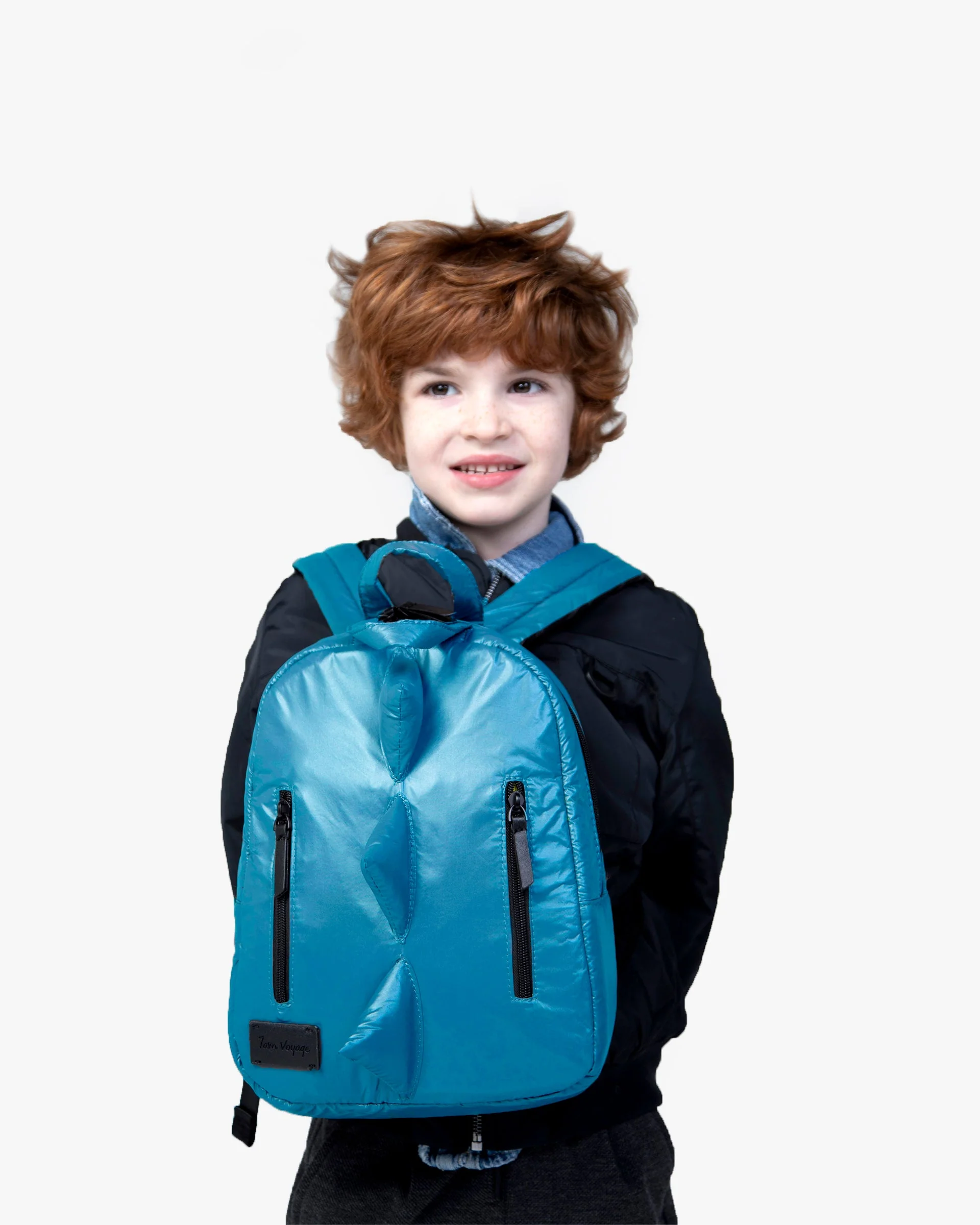 Dino Backpack | Turquoise - Image 3