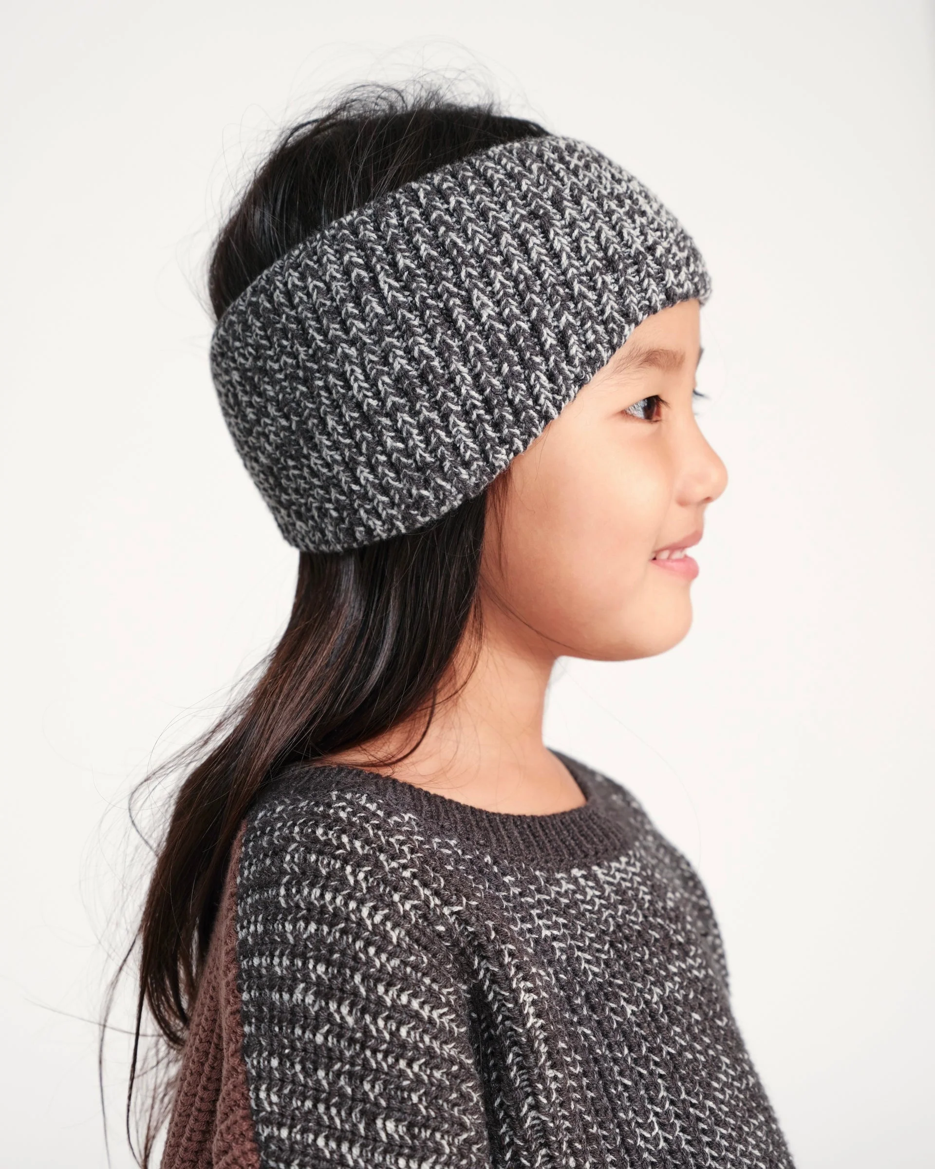Earband - Chunky | Black Melange - Image 2