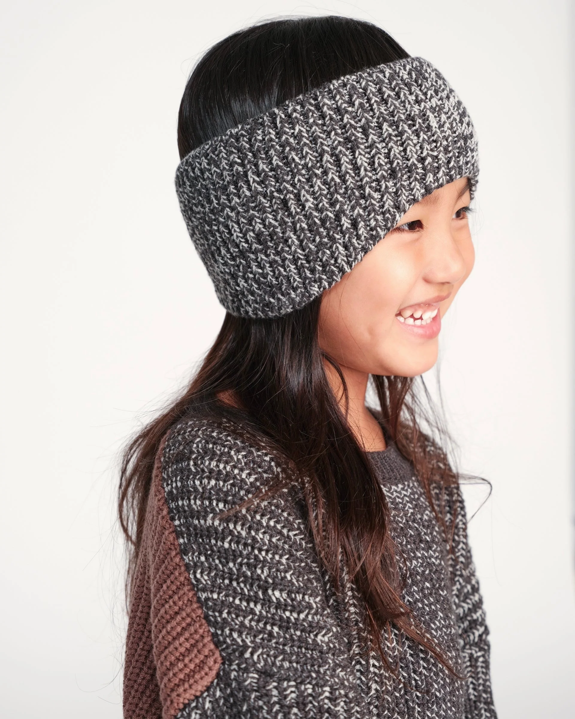 Earband - Chunky | Black Melange - Image 4