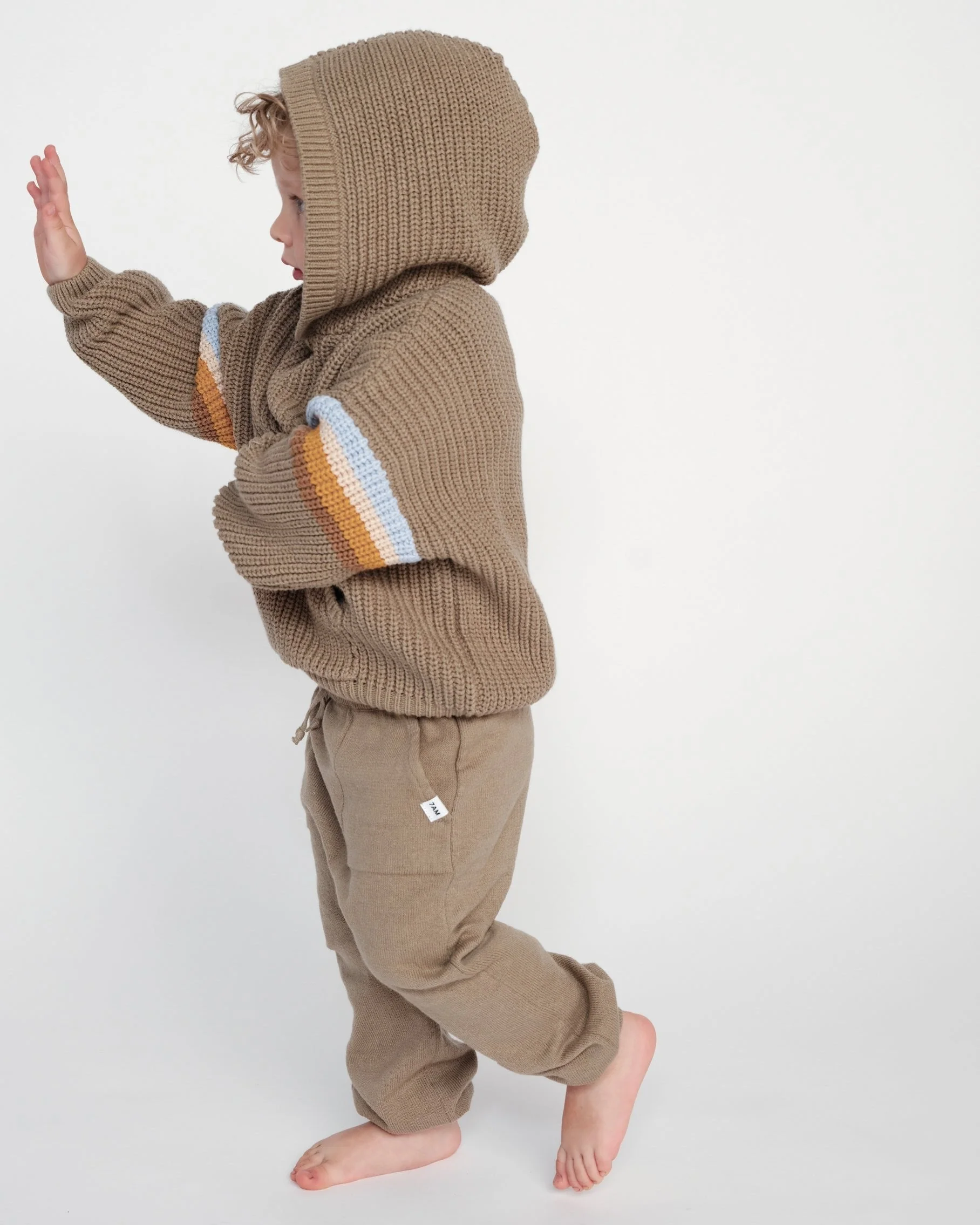 Hooded Boxy Sweater - Chunky | Olive - Image 10
