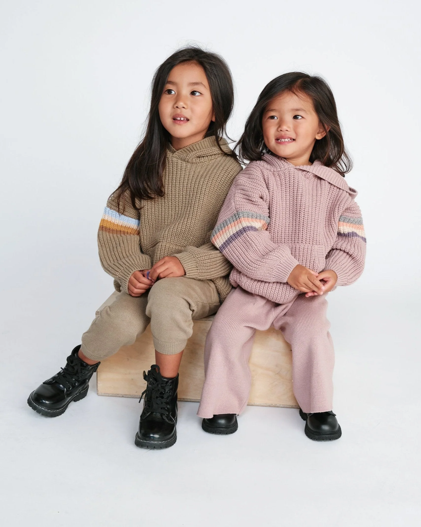 Hooded Boxy Sweater - Chunky | Olive - Image 11