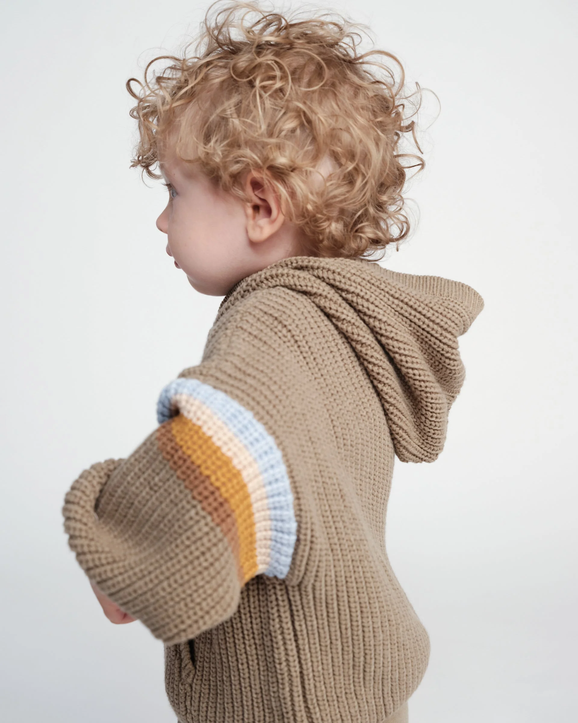Hooded Boxy Sweater - Chunky | Olive - Image 8