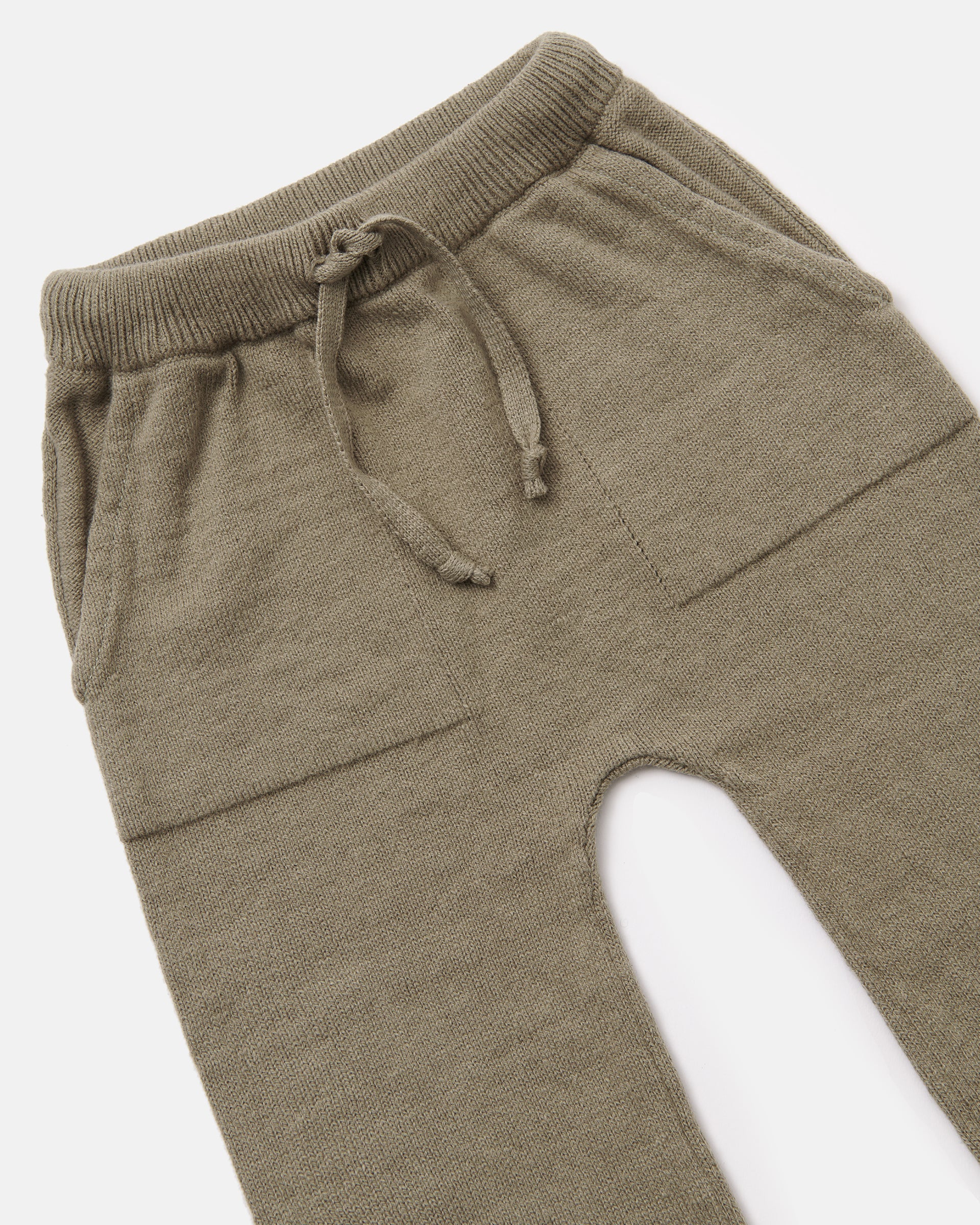 Chunky Ribbed Joggers | Olive - Image 4