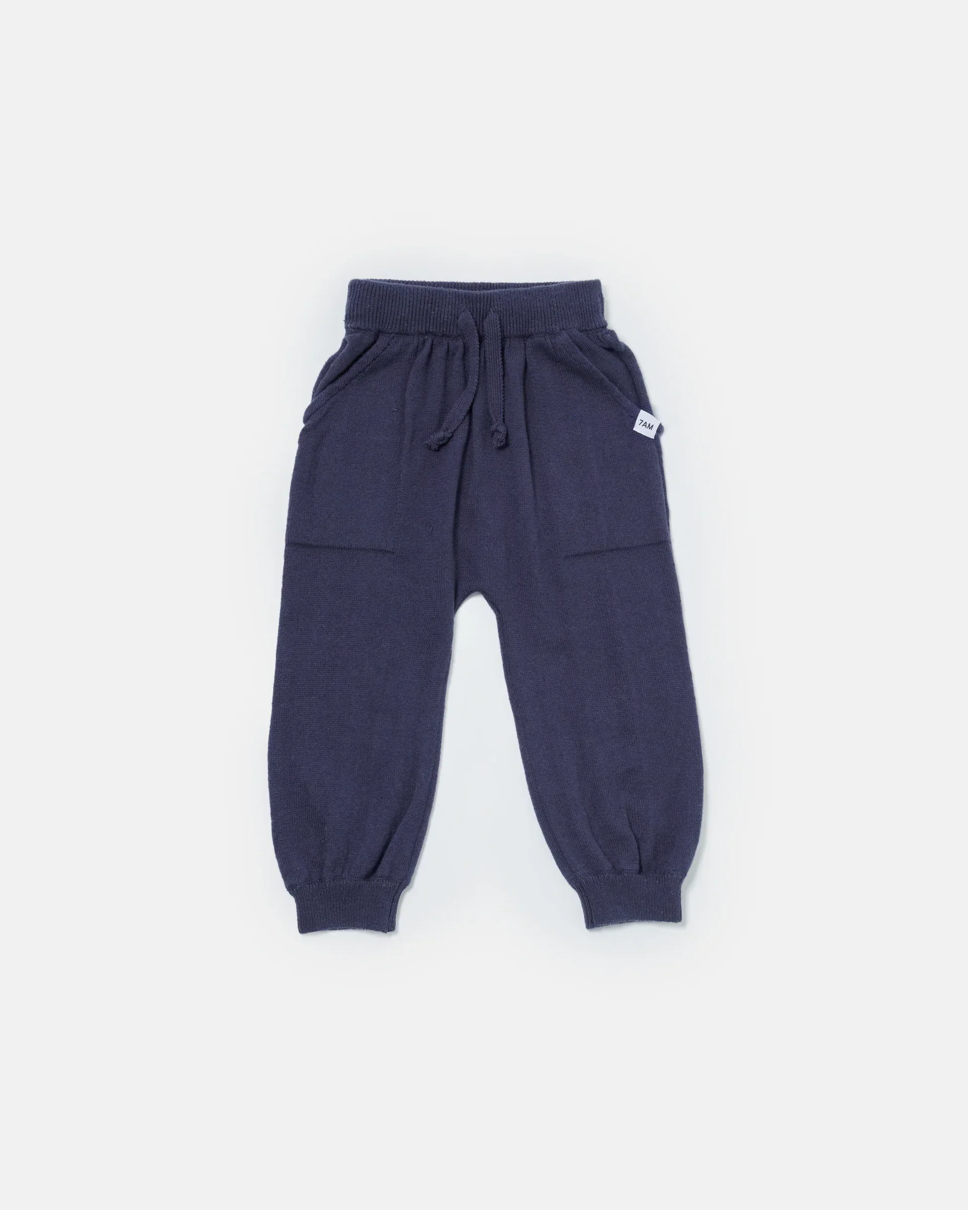 Cotton Joggers - Ribbed | Navy