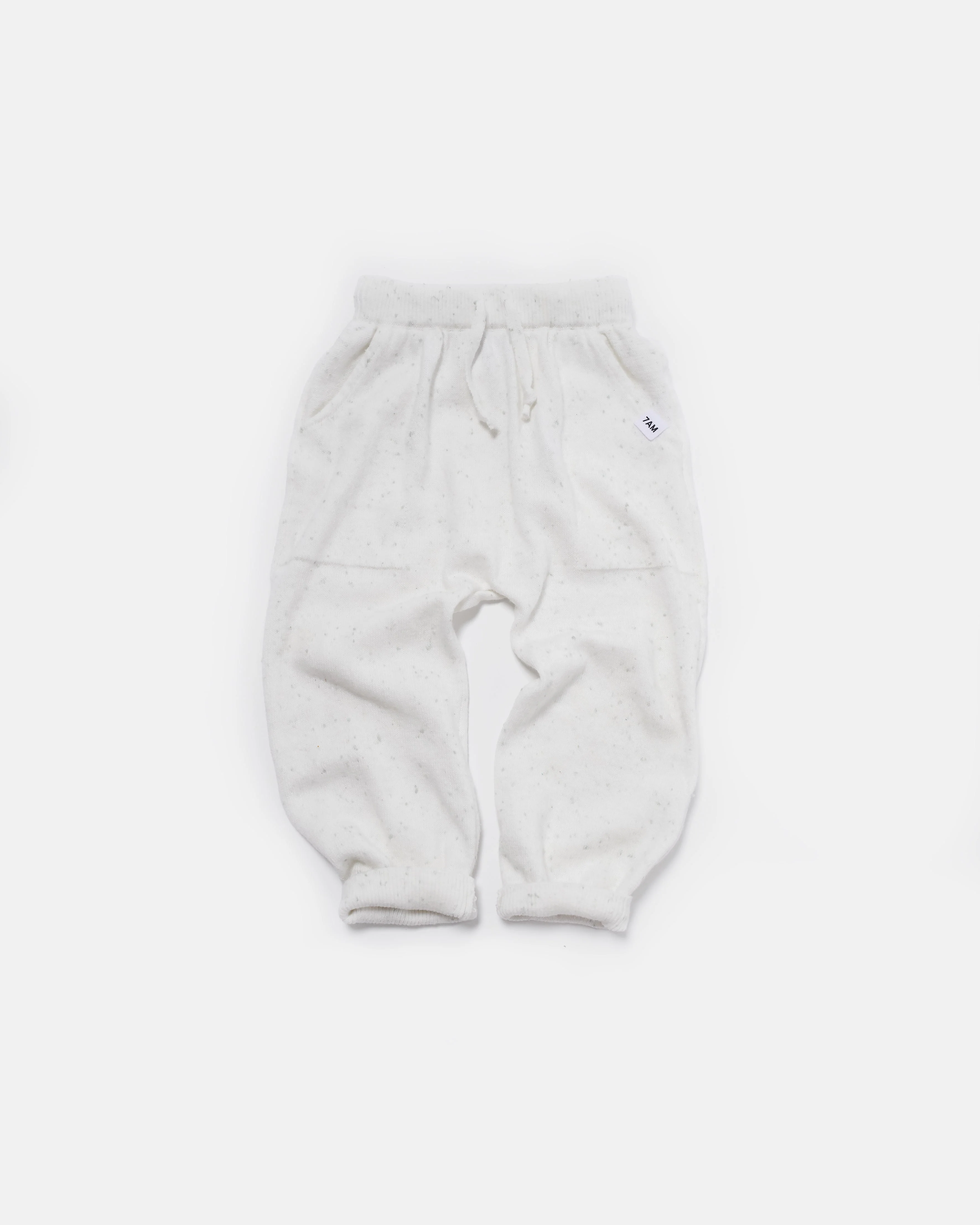 Cotton Joggers - Ribbed | Seashell