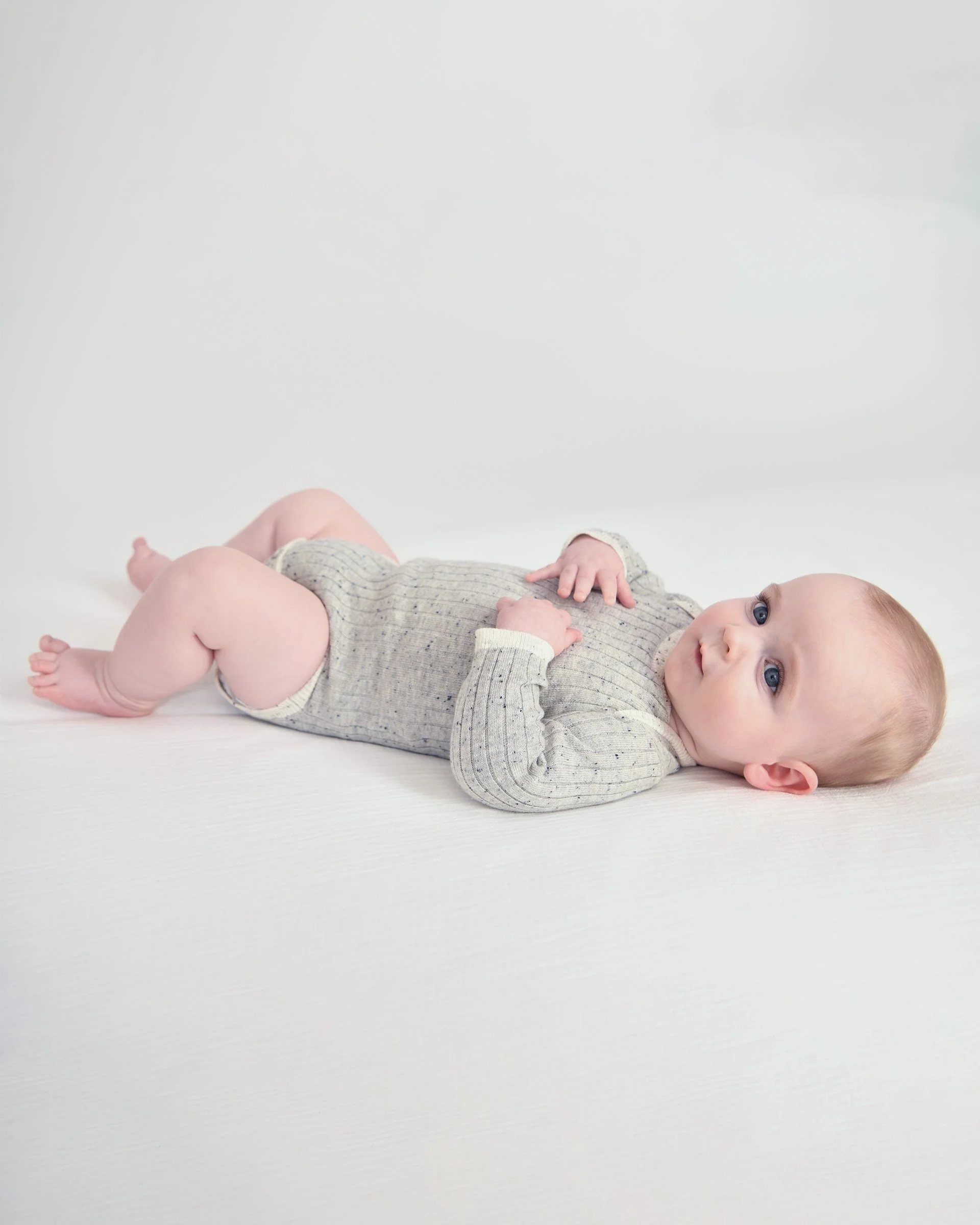 Long Sleeve Bodysuit - Hug Me | Lake Blue - Image 8