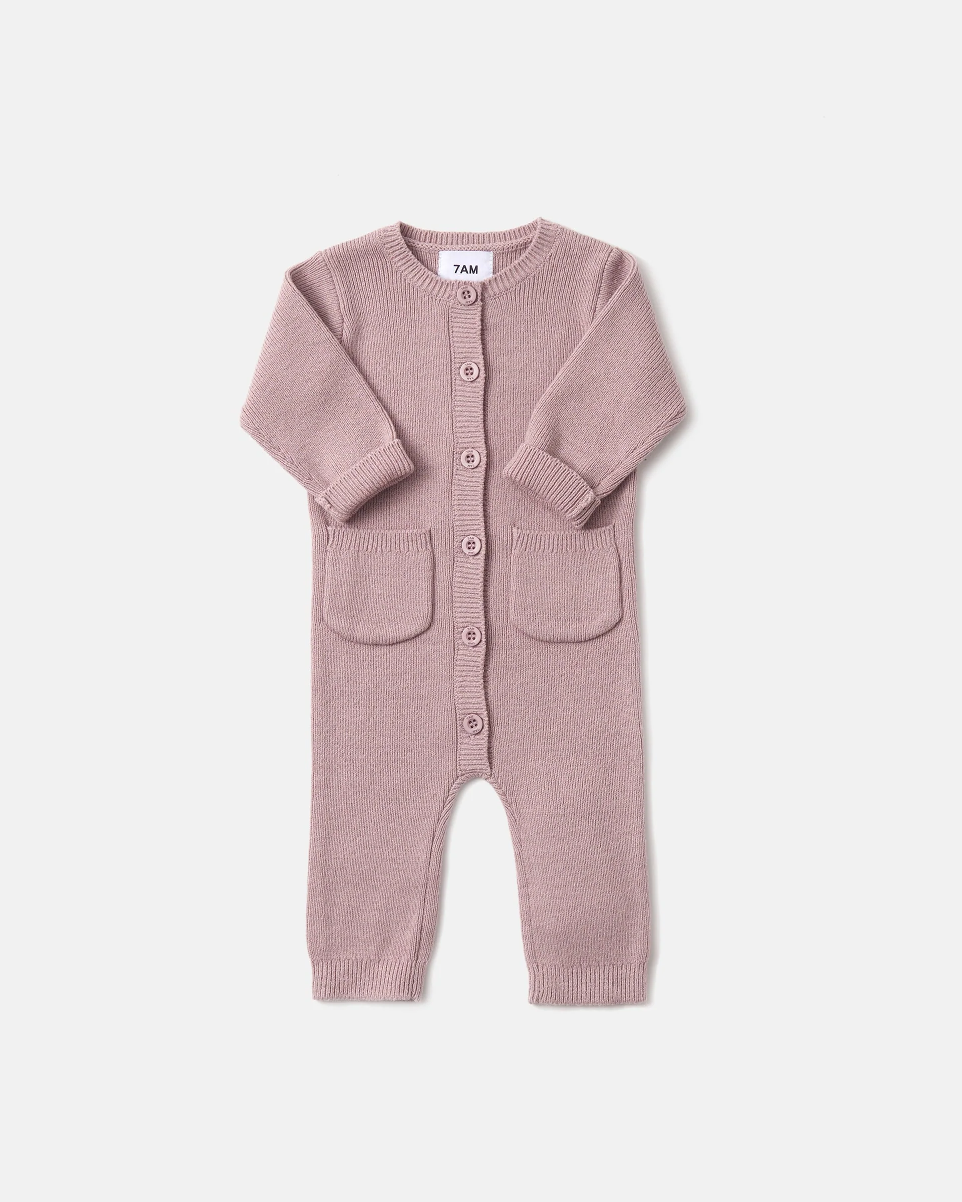 Long Sleeve Ribbed Jumpsuit - Chunky | Ash Rose