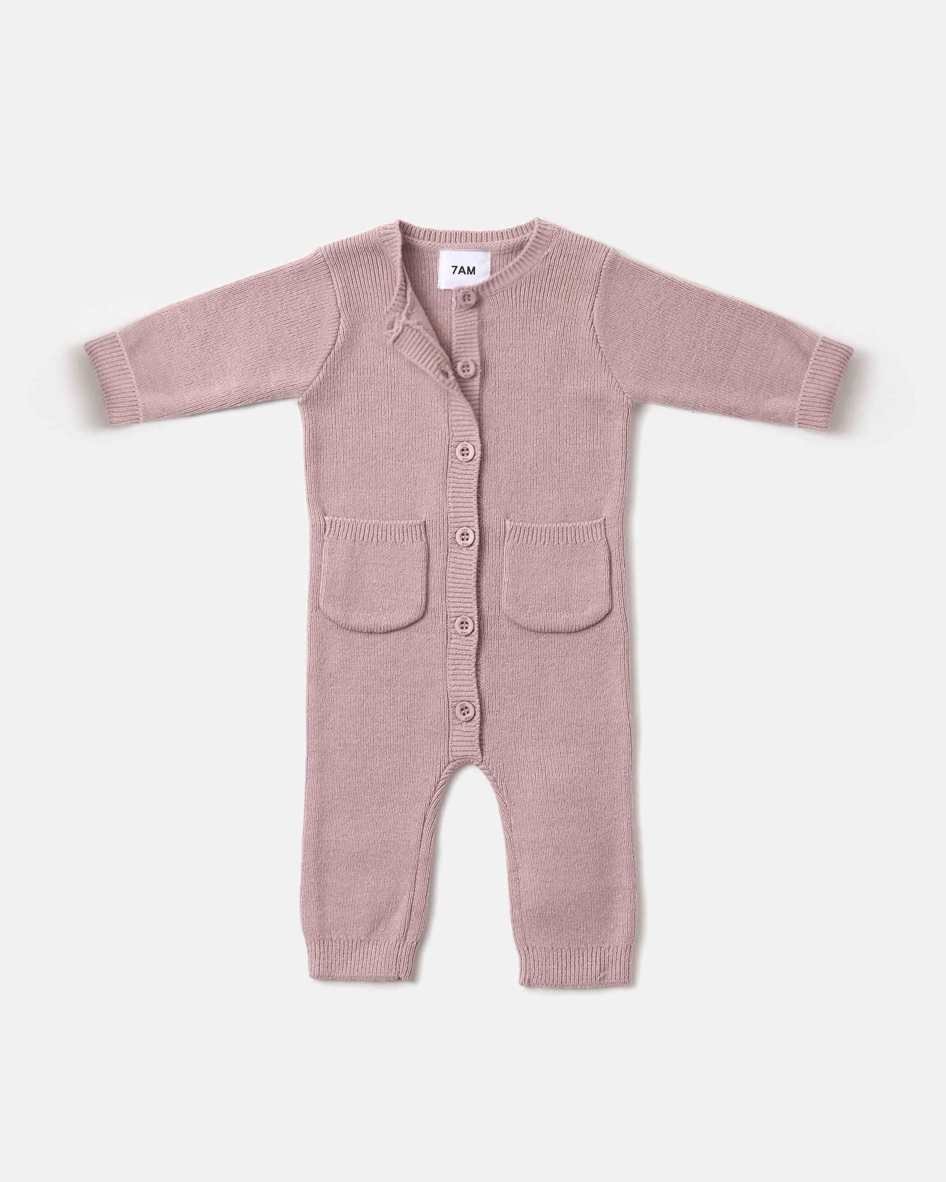 Long Sleeve Ribbed Jumpsuit - Chunky | Ash Rose - Image 3