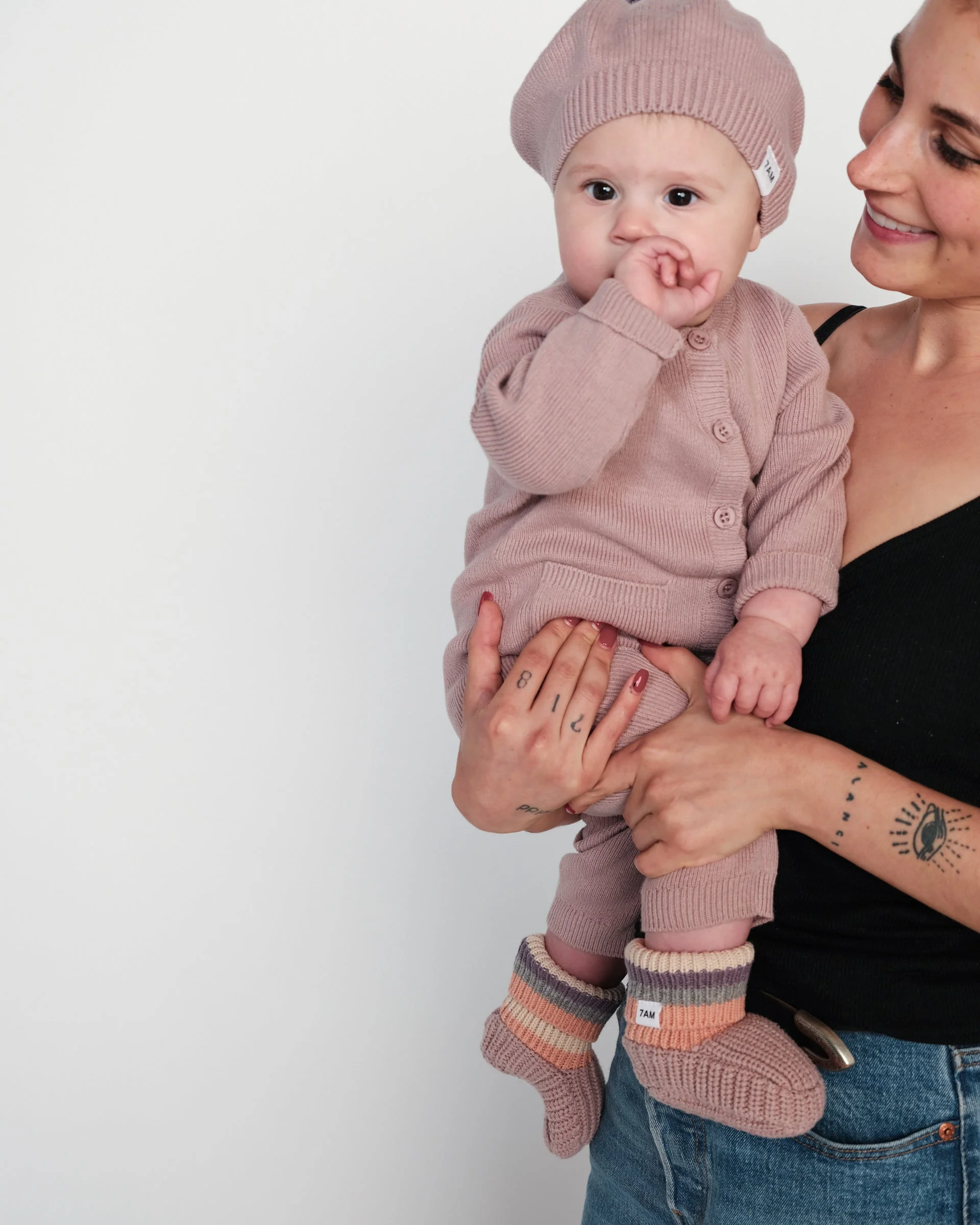Long Sleeve Ribbed Jumpsuit - Chunky | Ash Rose - Image 7