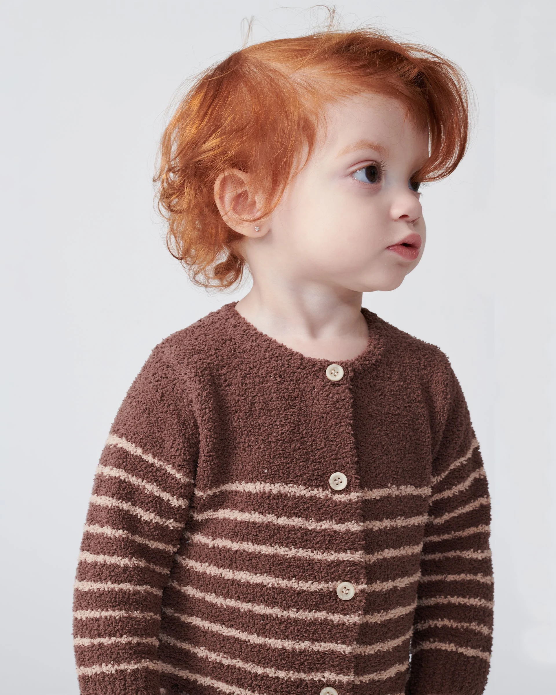 Long Sleeve Striped Jumpsuit - Fuzzy | Choco & Pecan - Image 10