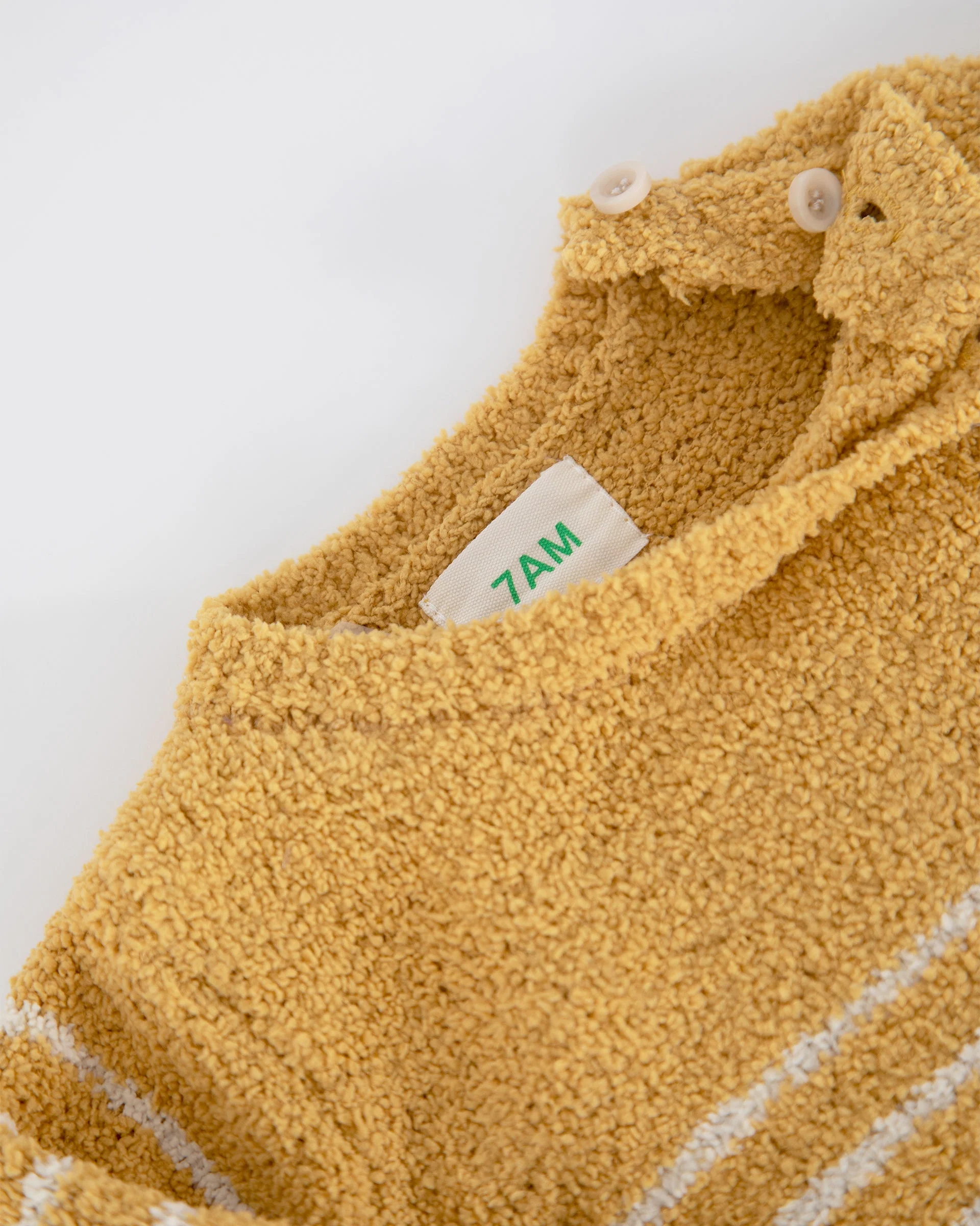 Long Sleeve Top Striped - Fuzzy | Amber/Ecru - Image 6