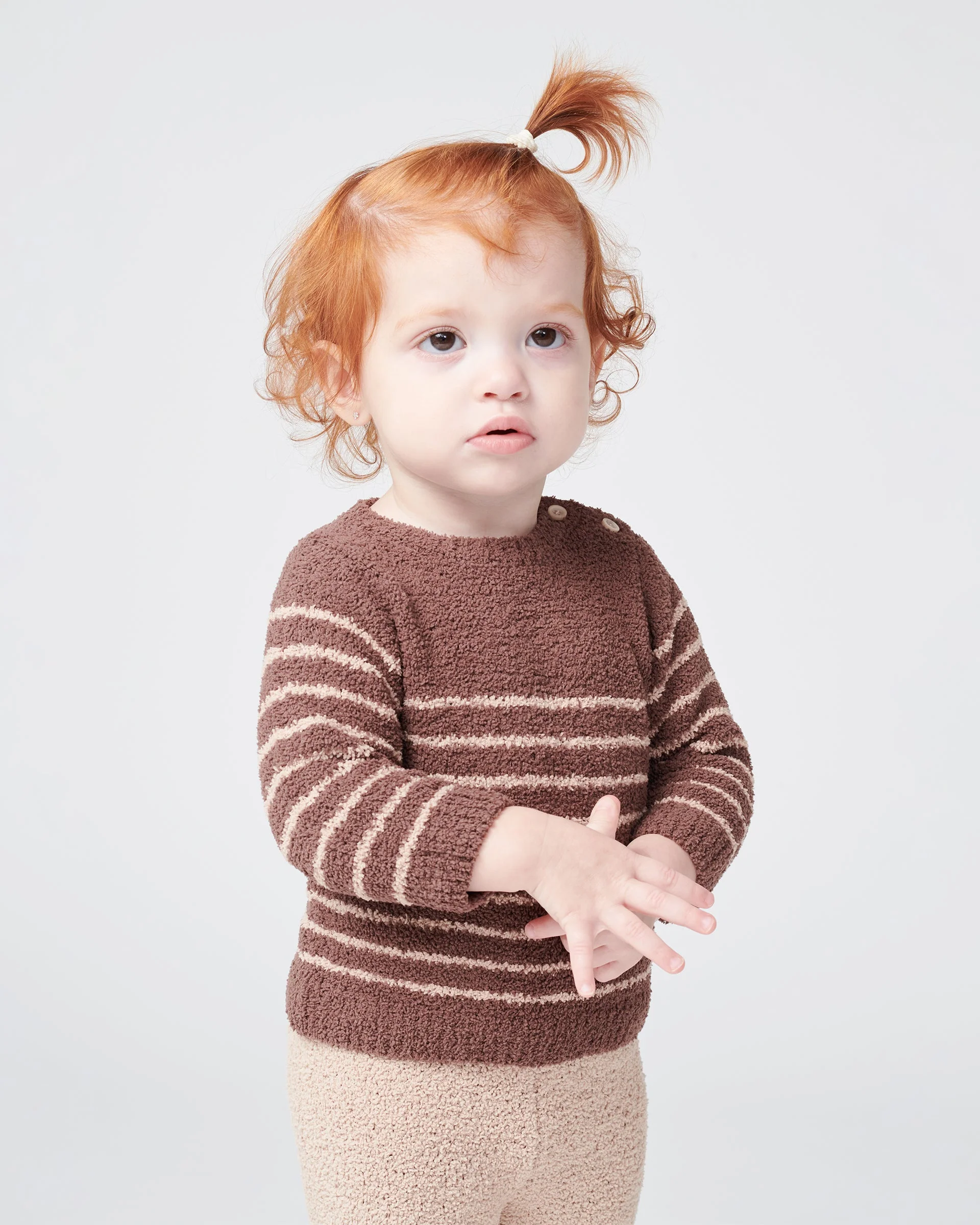 Long Sleeve Top Striped - Fuzzy | Choco/Pecan - Image 11