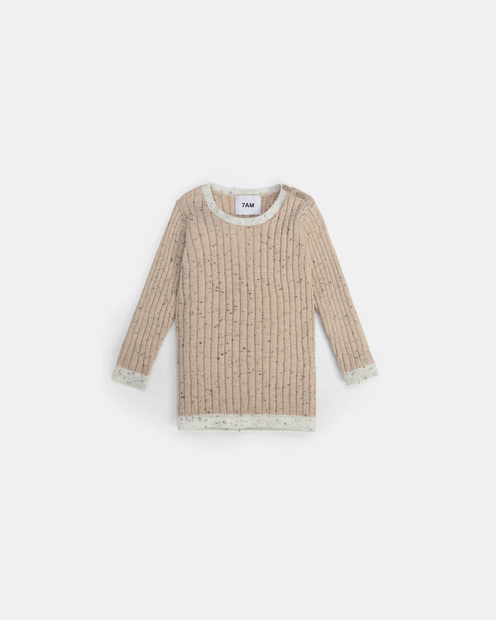 Long Sleeve Top - Hug Me | Oat
