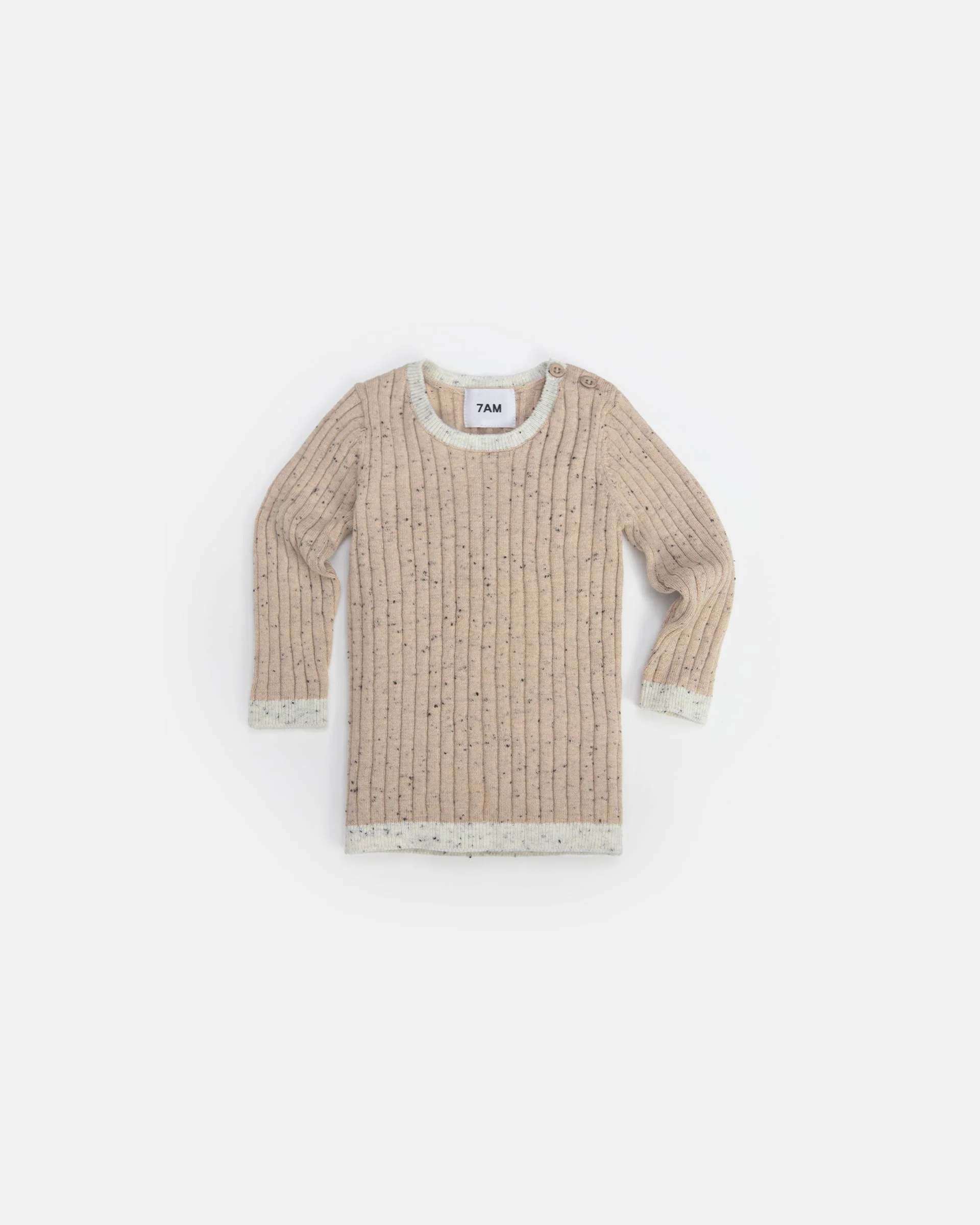 Long Sleeve Top - Hug Me | Oat - Image 2