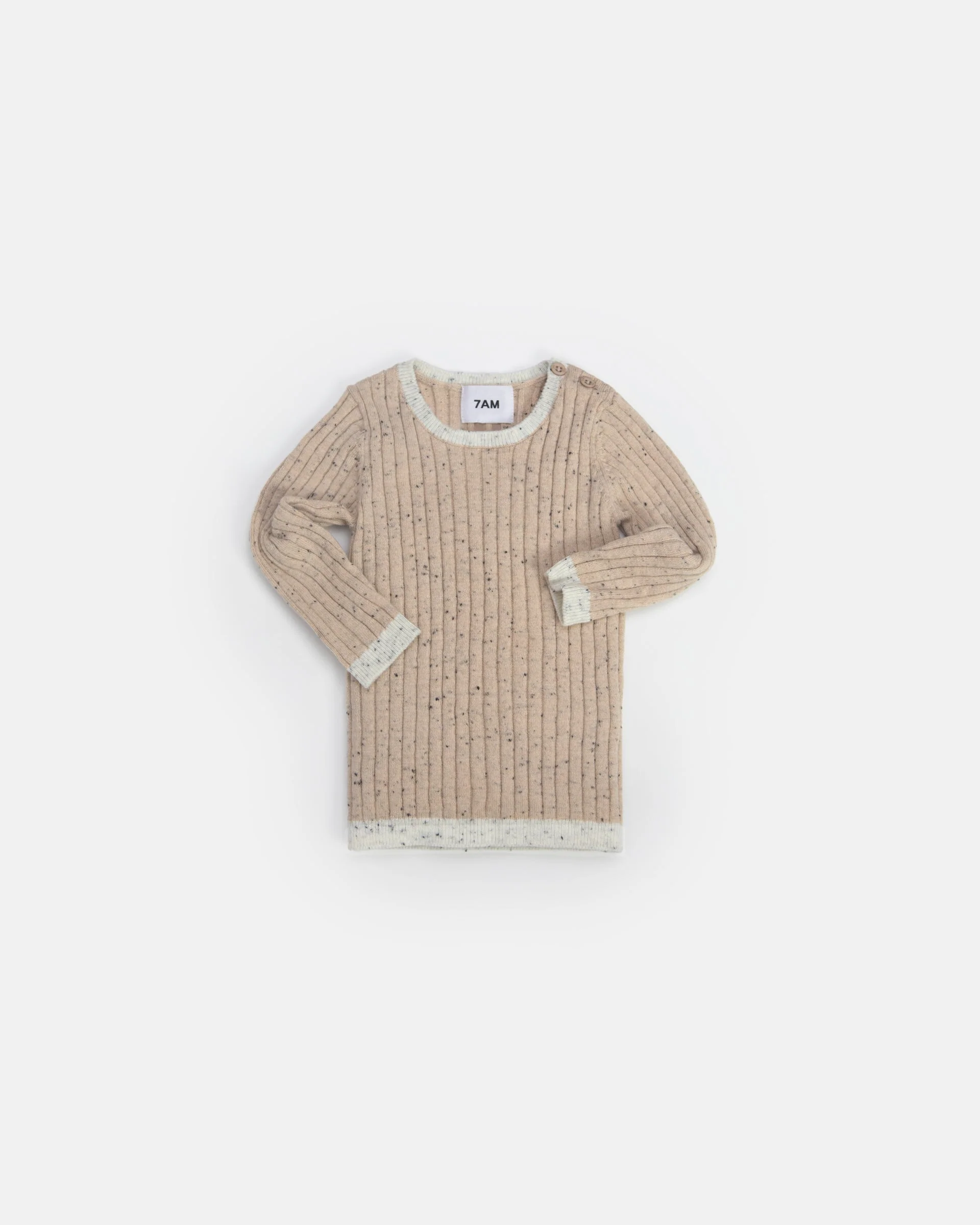 Long Sleeve Top - Hug Me | Oat - Image 3