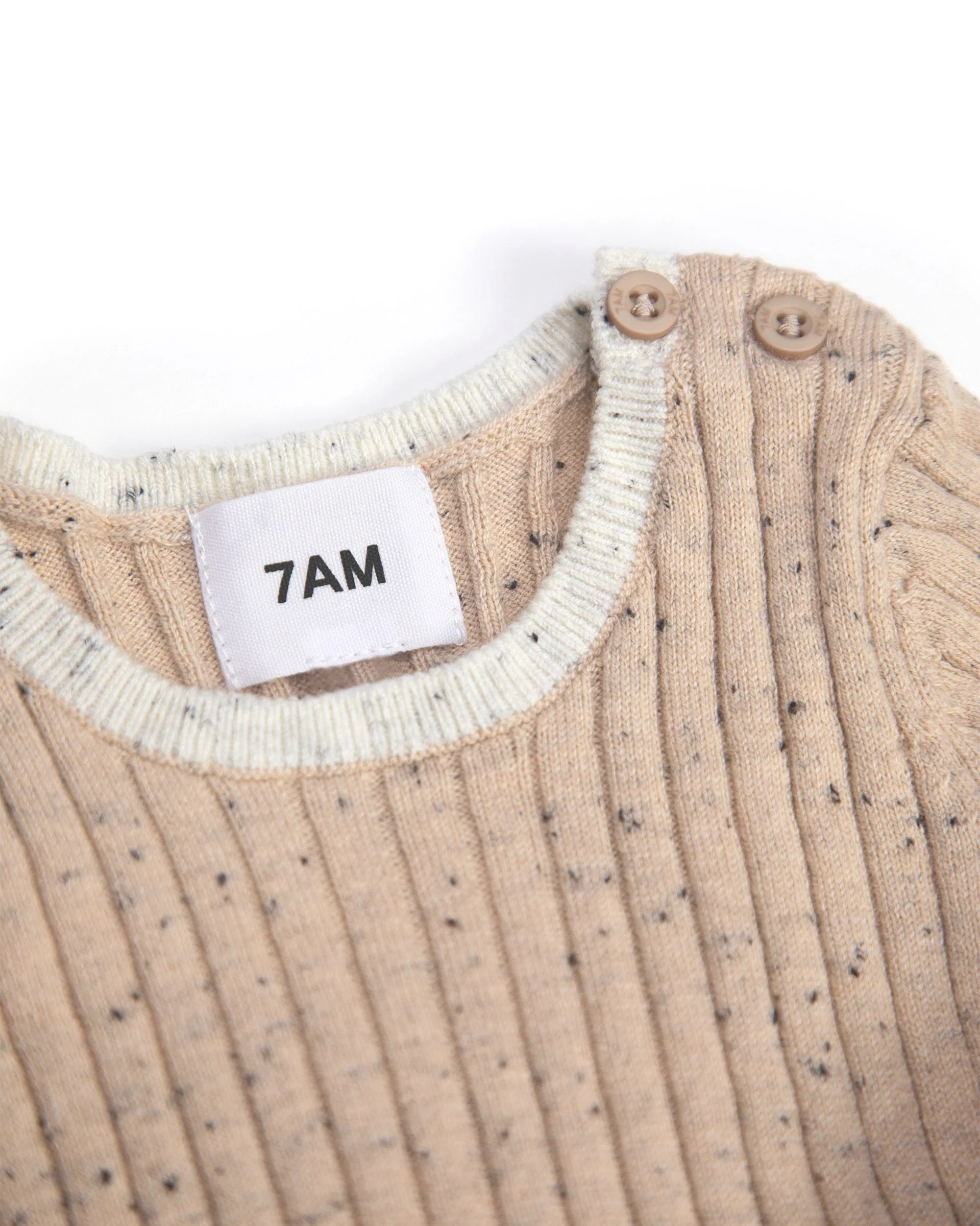 Long Sleeve Top - Hug Me | Oat - Image 4