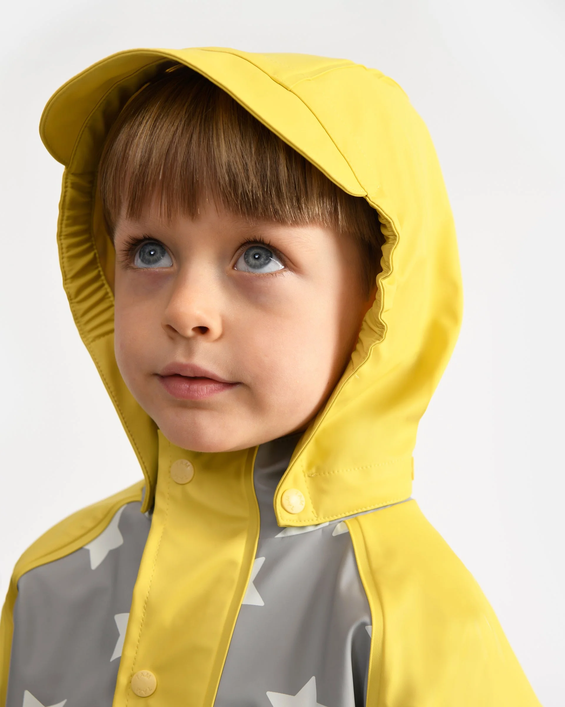 Rain Coverall | Rainy Stars Yellow - Image 6