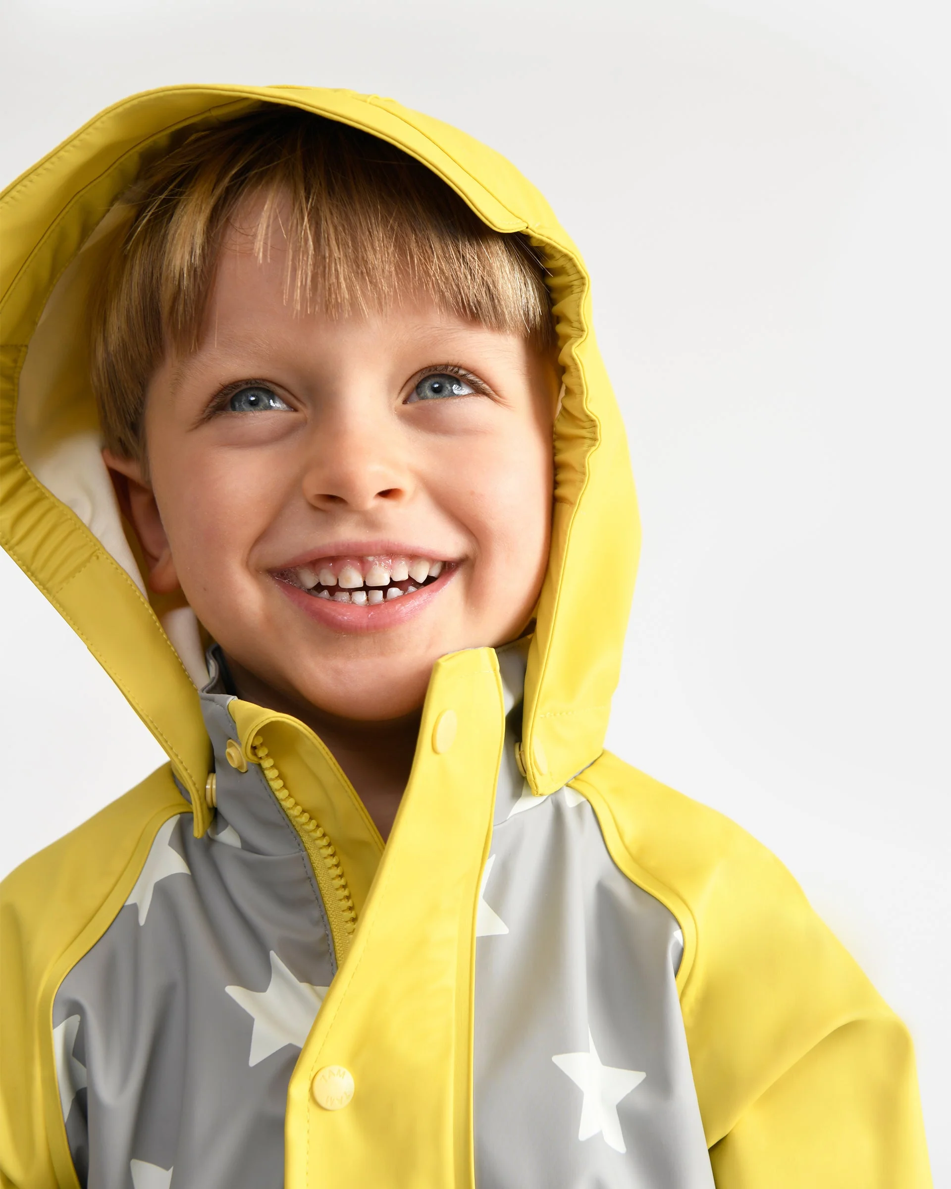 Rain Coverall | Rainy Stars Yellow - Image 7