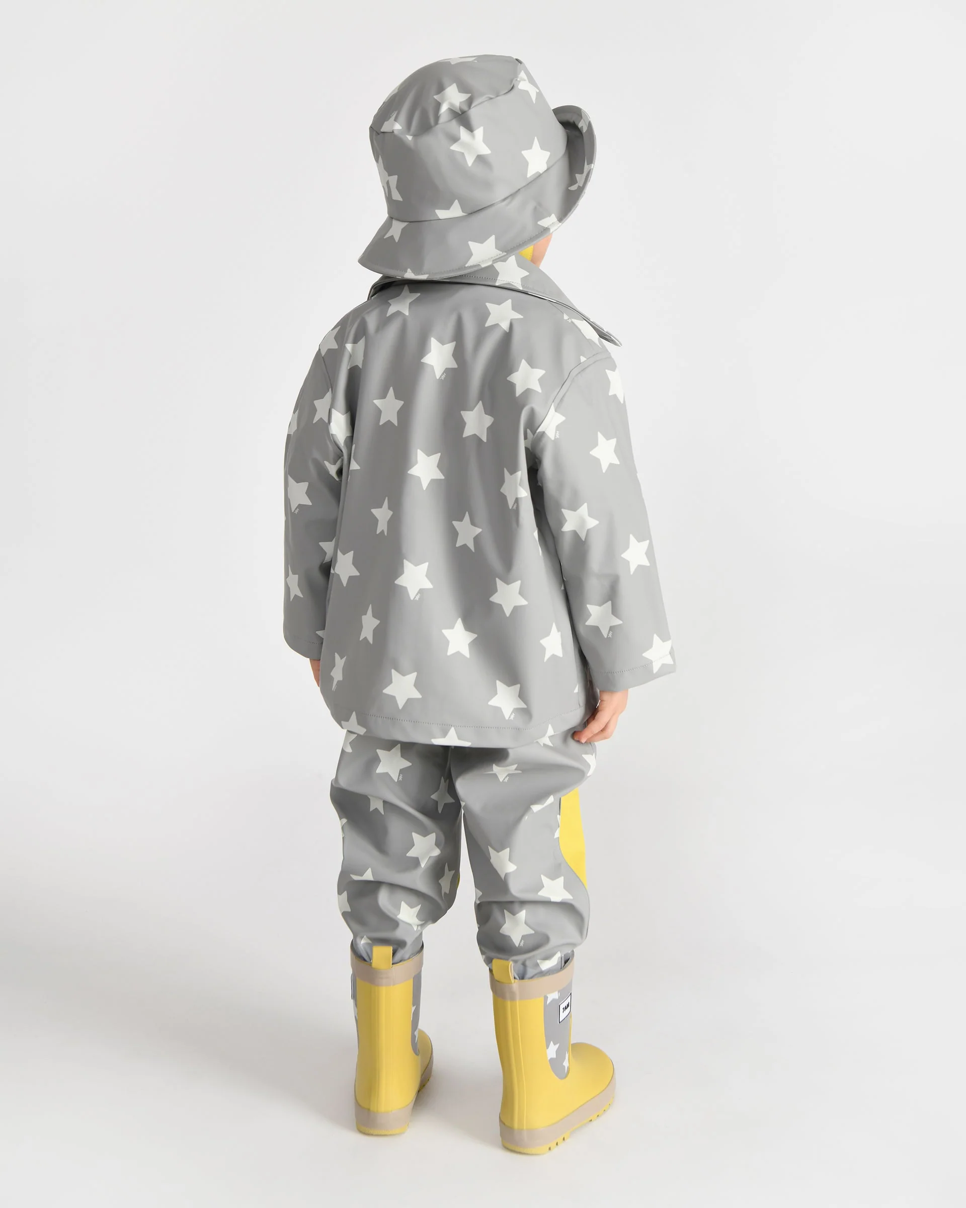 Rain Bucket Hat | Rainy Stars Yellow - Image 16